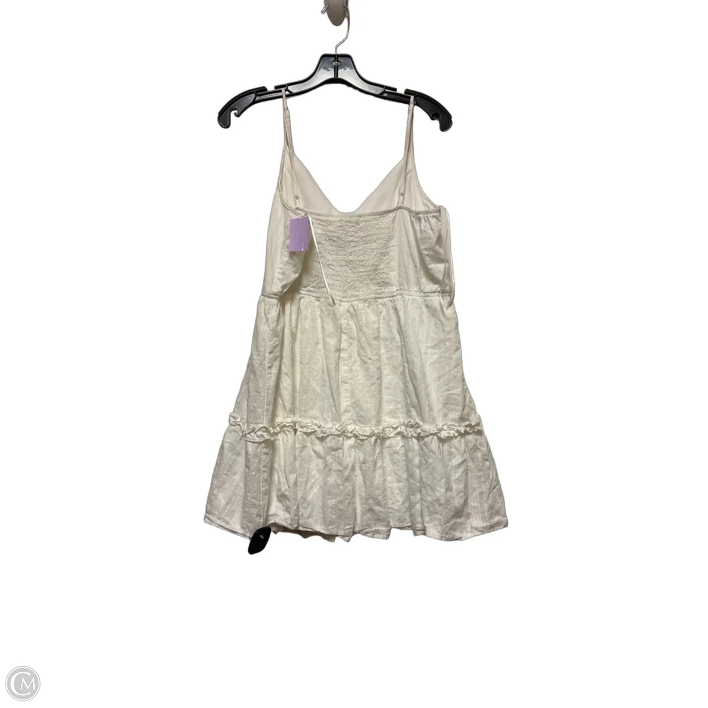 Dress Casual Short By Mi Ami In White, Size: L