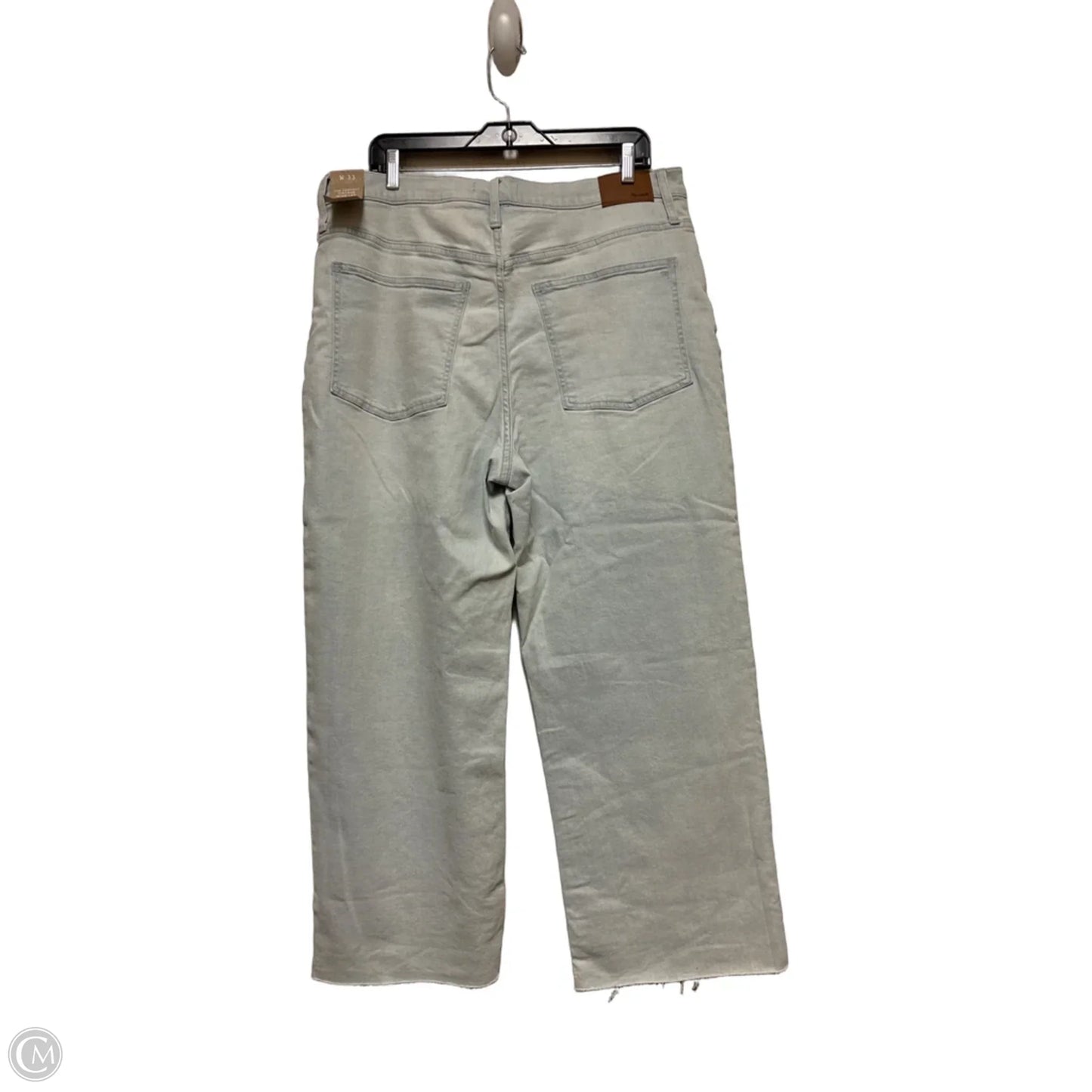 Jeans Wide Leg By Madewell In Blue Denim, Size: 14