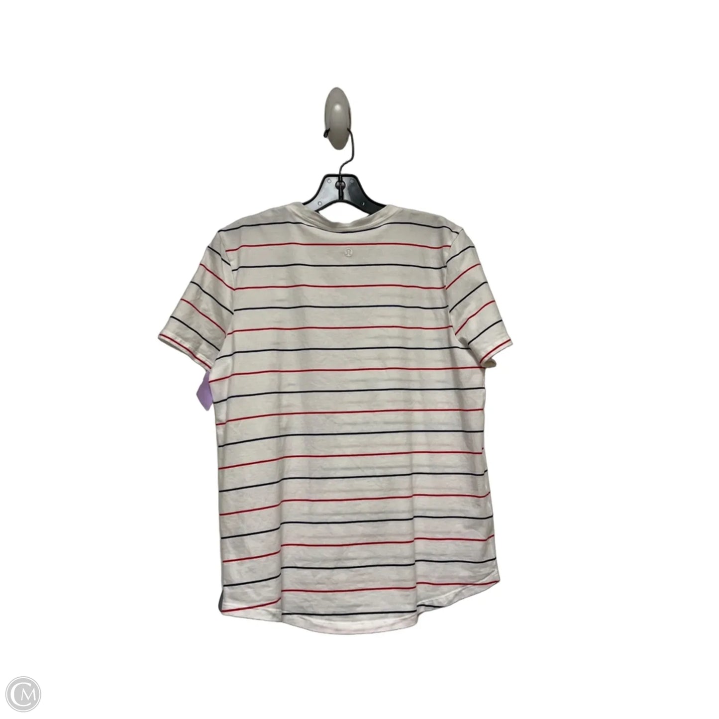 Athletic Top Short Sleeve By Lululemon, Size: 8