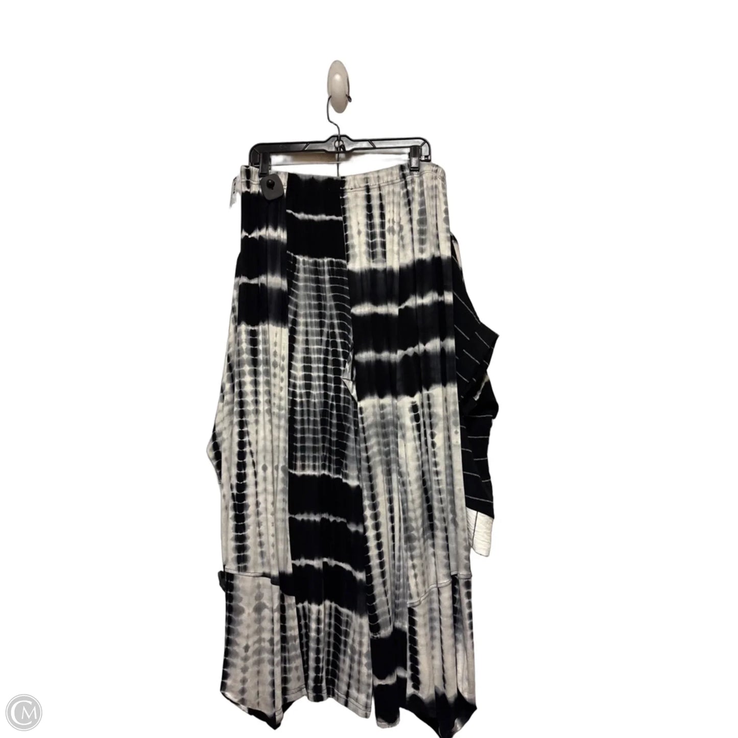 Pants Set 2pc By Clothes Mentor In Black & White, Size: 12