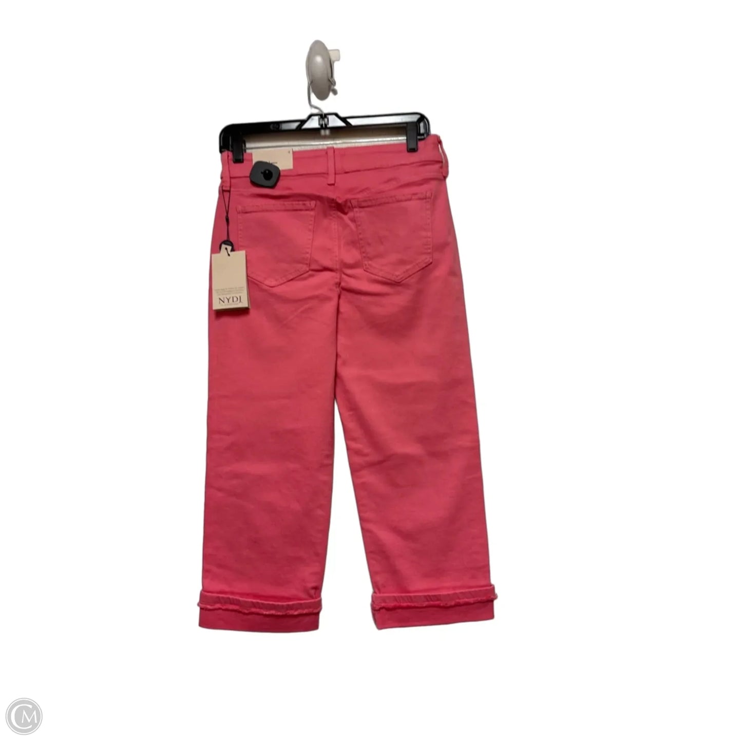 Jeans Cropped By Not Your Daughters Jeans In Pink Denim, Size: 4