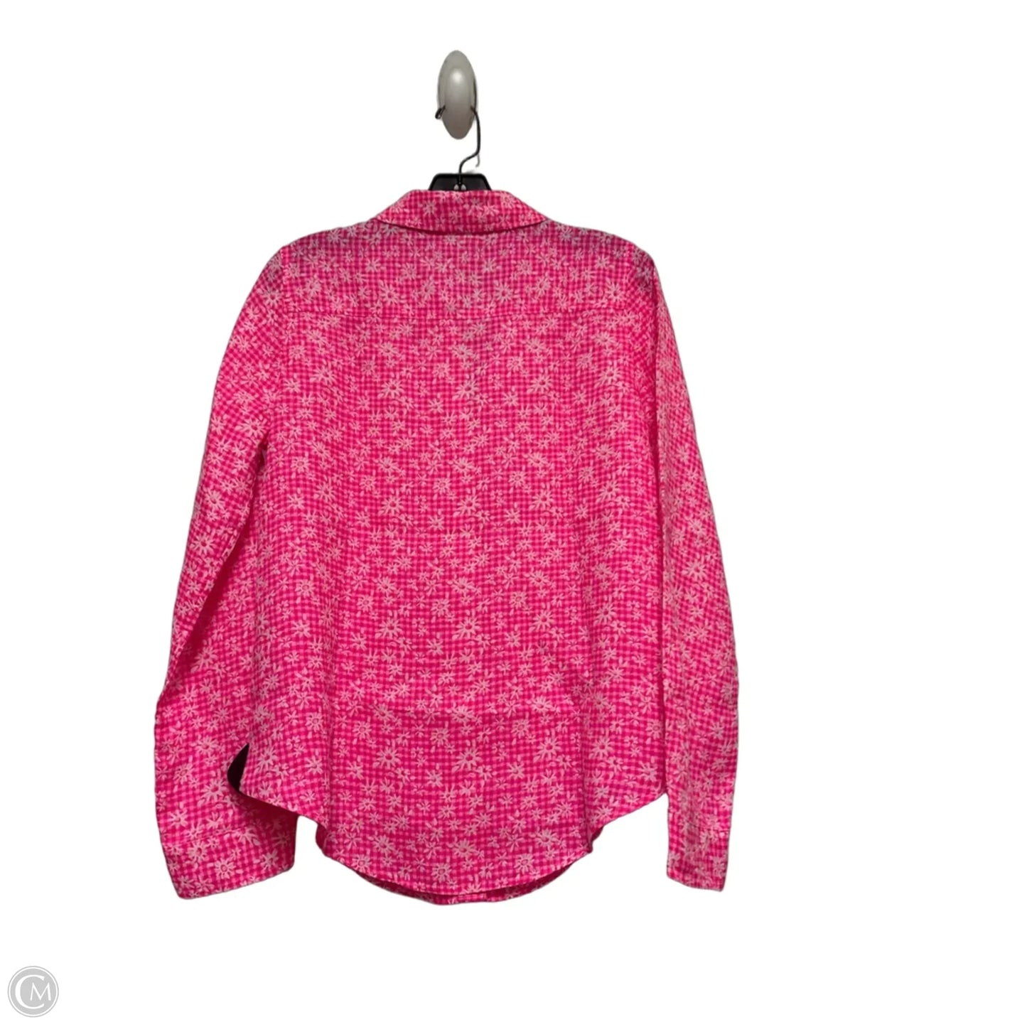 Top Long Sleeve Designer By Lilly Pulitzer In Pink, Size: S