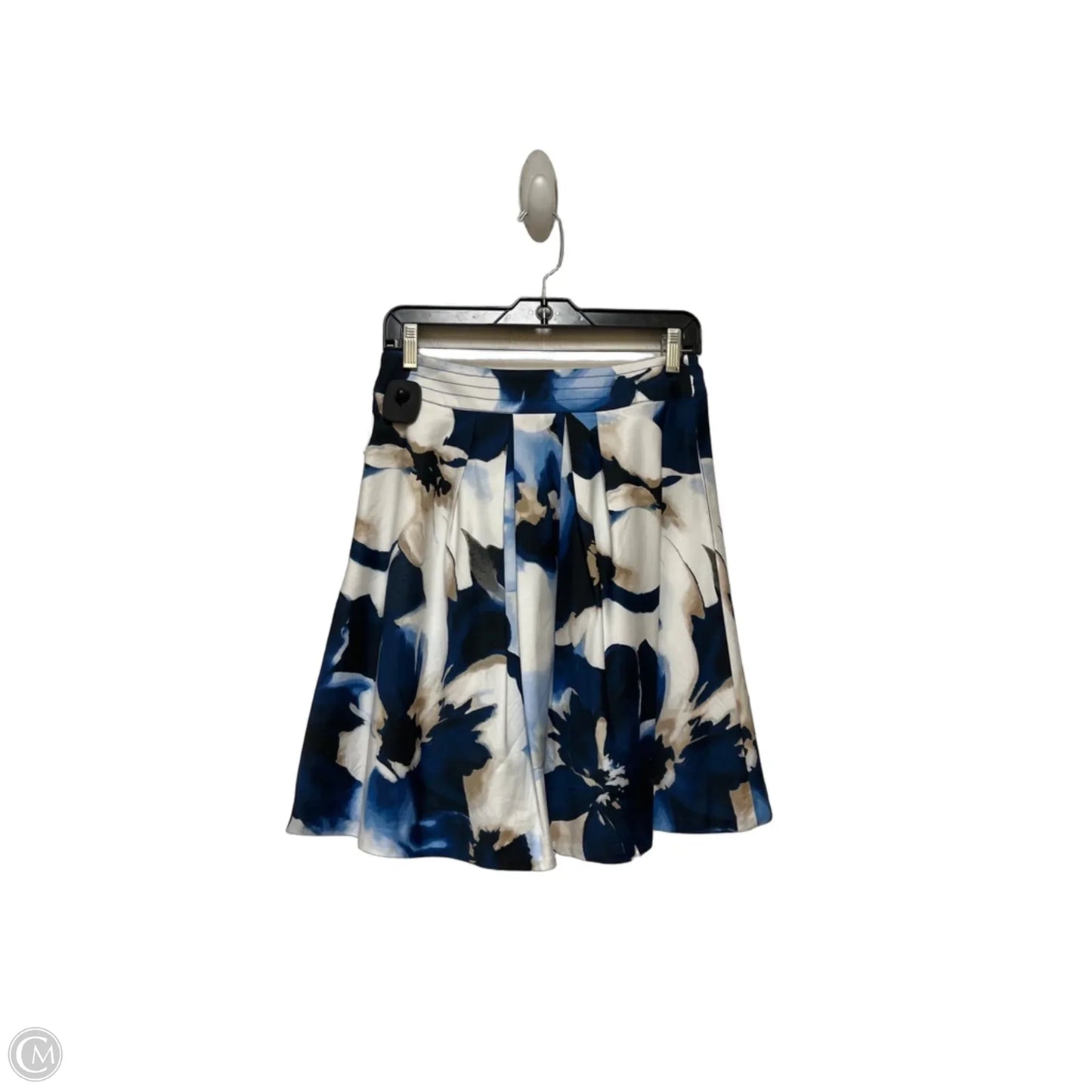 Skirt Mini & Short By White House Black Market In Black & Blue, Size: 4