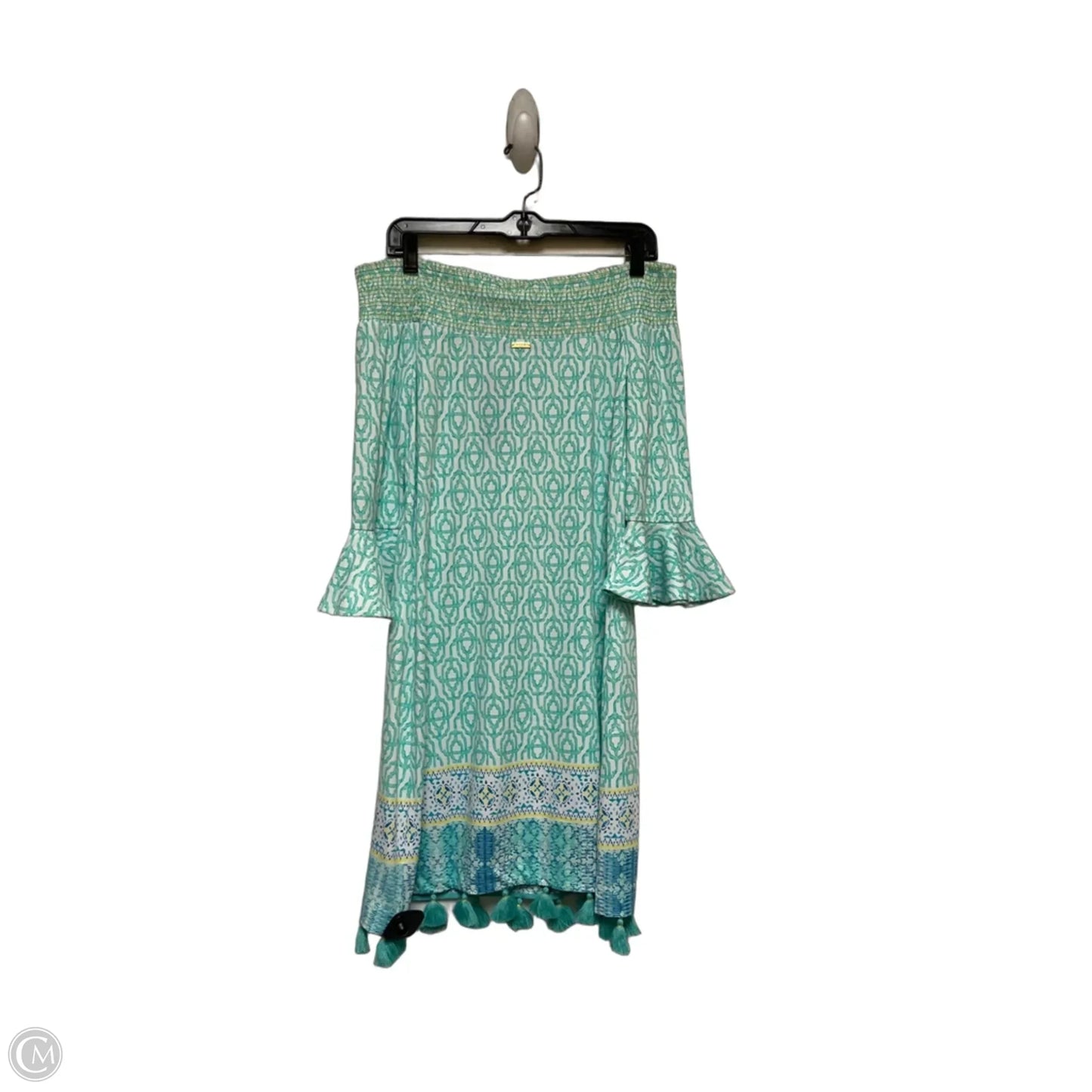 Dress Casual Short By Cabana Life In Teal, Size: S