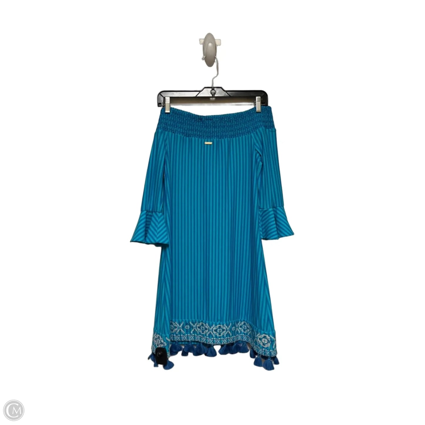 Dress Casual Short By Cabana Life In Blue, Size: S
