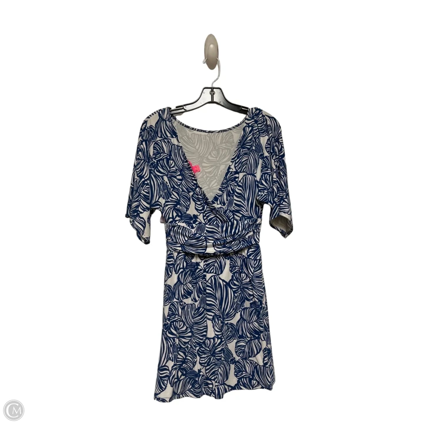 Dress Designer By Lilly Pulitzer In Blue & White, Size: Xs