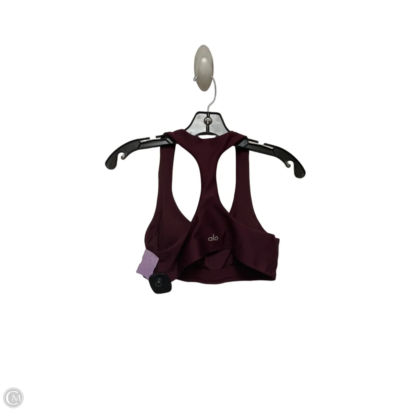 Athletic Bra By Alo In Maroon, Size: M