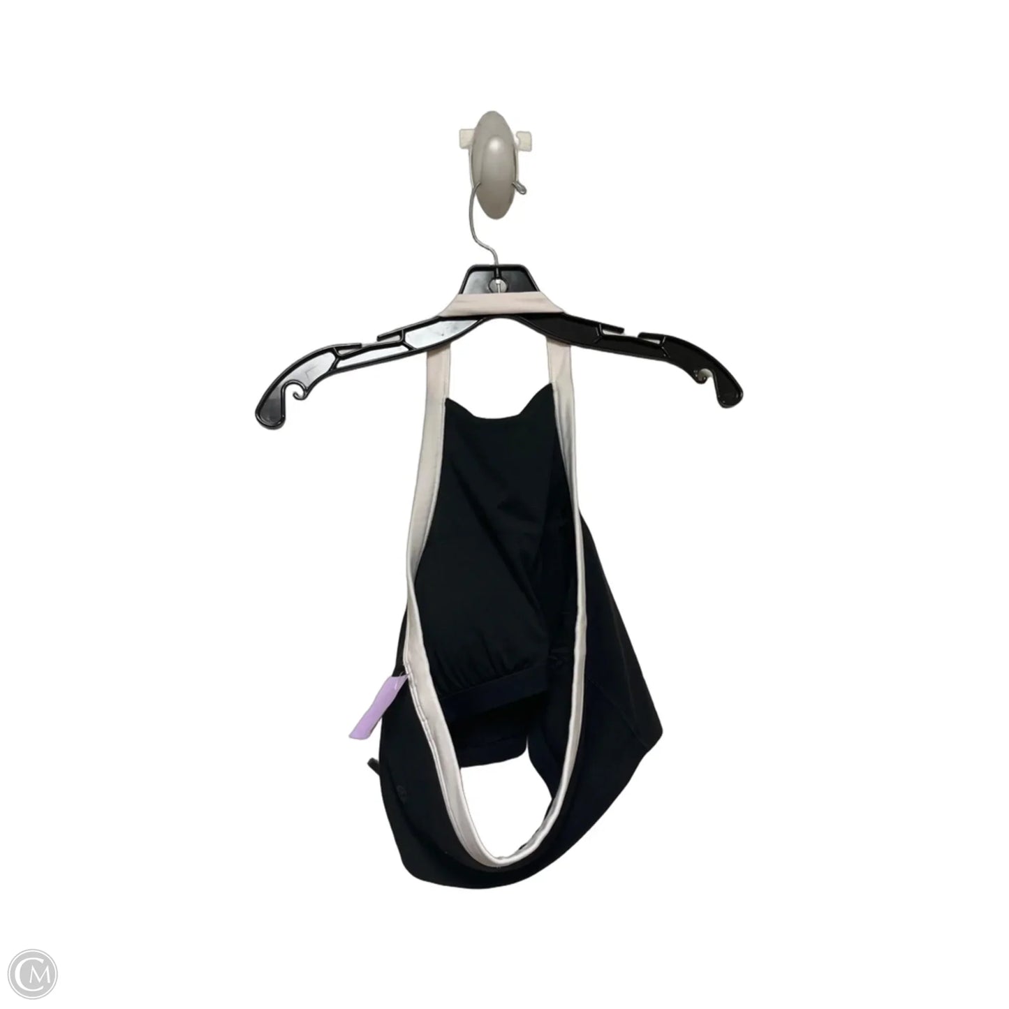 Athletic Bra By Lululemon In Black & White, Size: M