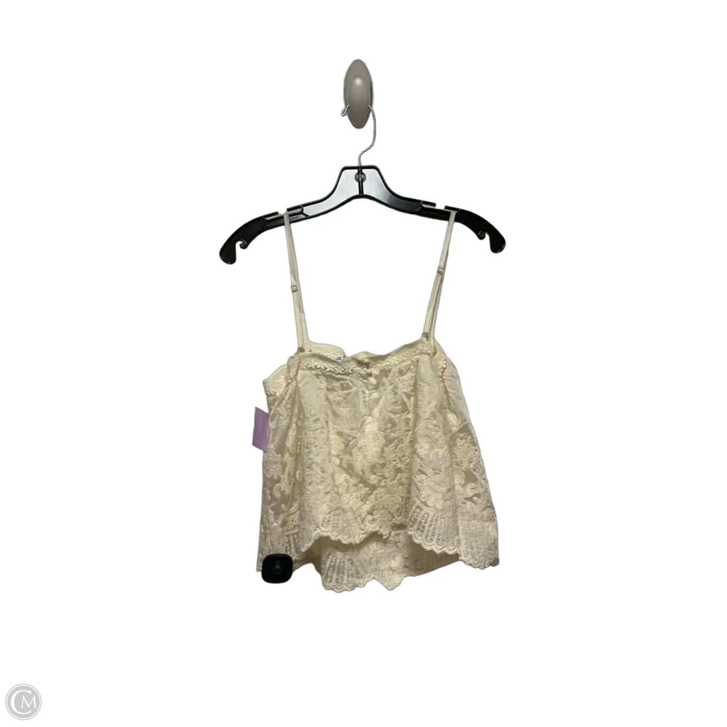 Top Sleeveless By And Now This In Cream, Size: Xs