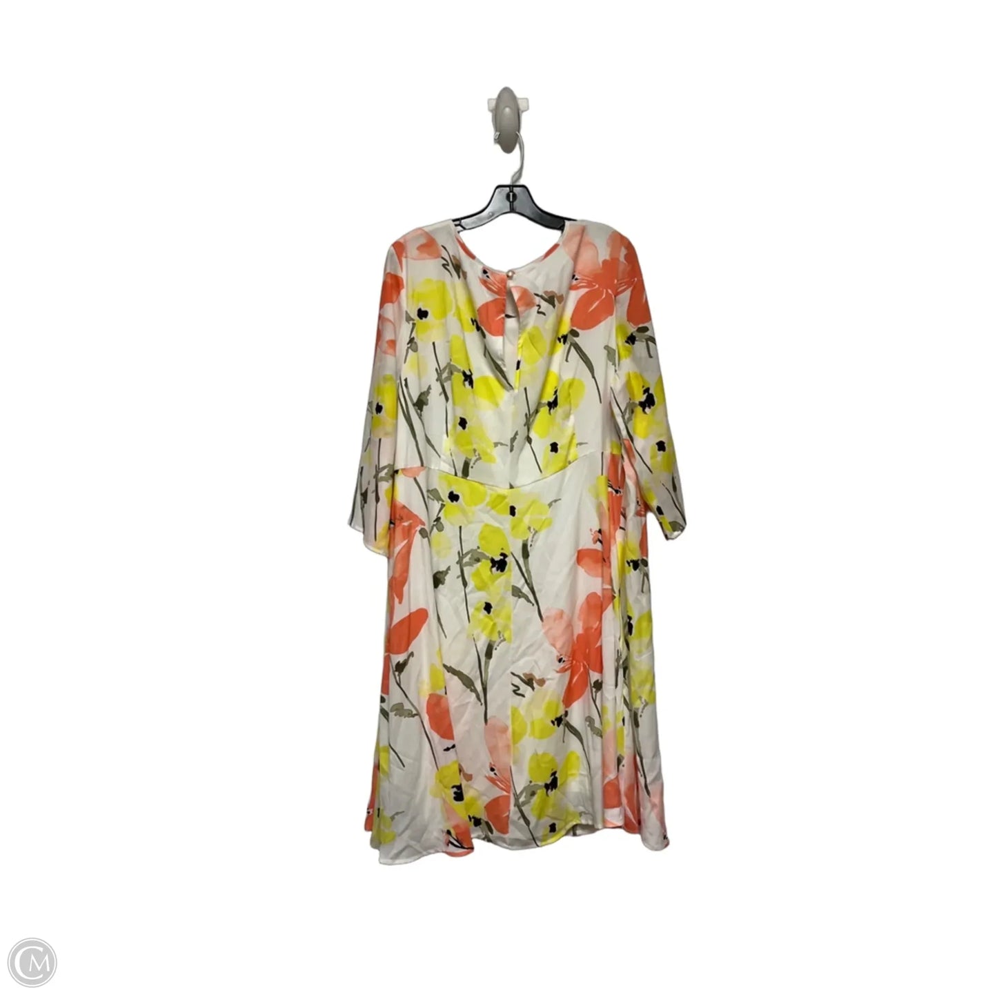 Dress Casual Midi By Lane Bryant In Floral Print, Size: 2x