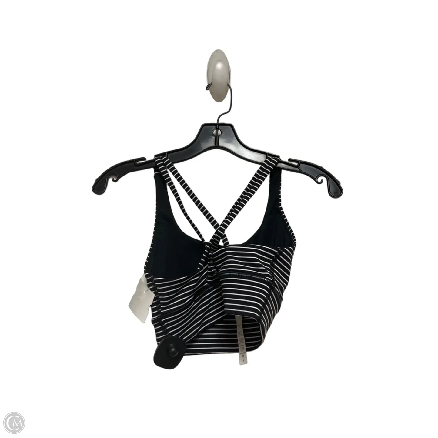 Athletic Bra By Lululemon In Striped Pattern, Size: 4