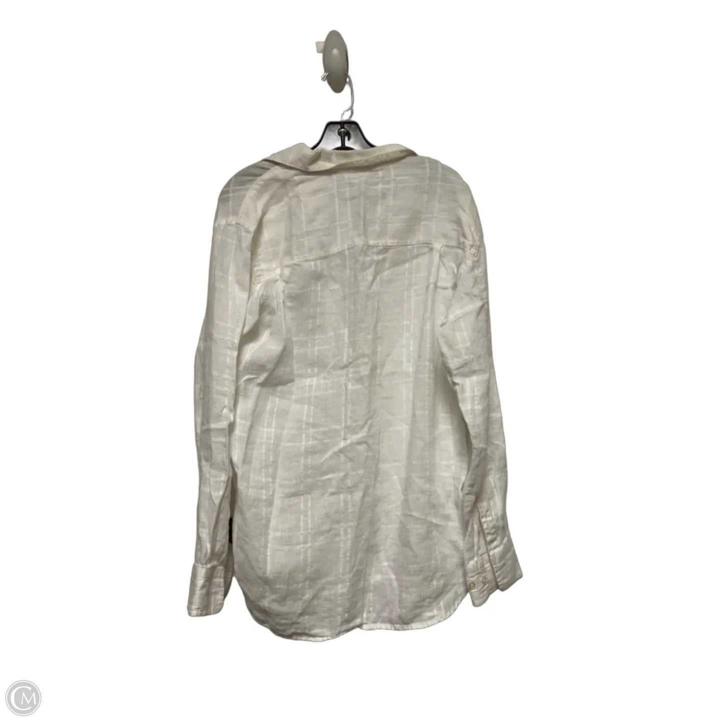 Top Long Sleeve By Tommy Bahama In White, Size: S