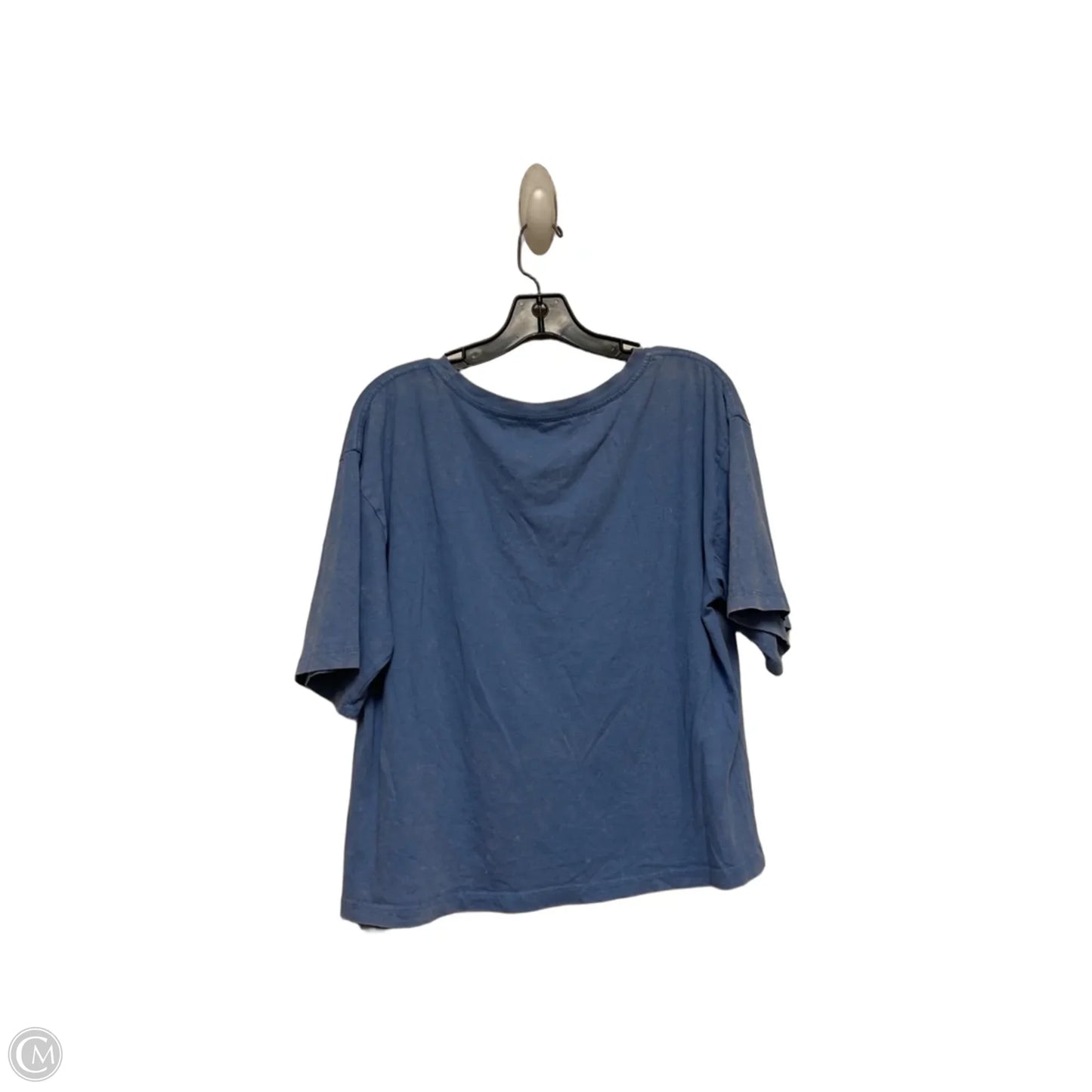Top Short Sleeve By Disney Store In Blue & Pink, Size: M