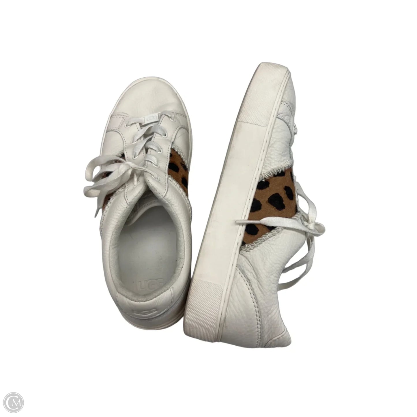 Shoes Designer By Ugg In Brown & Cream, Size: 10