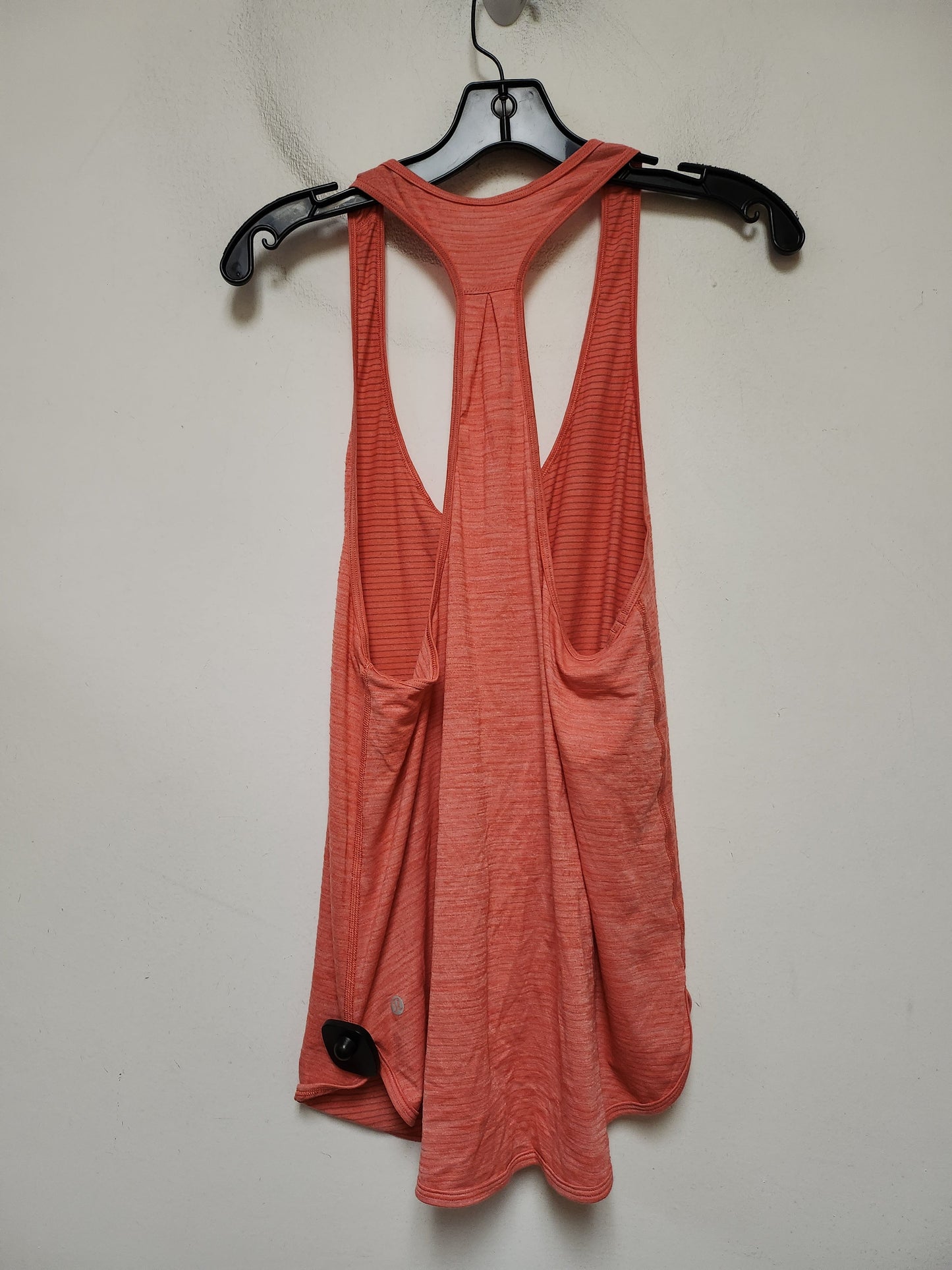 Athletic Tank Top By Lululemon In Orange, Size: M
