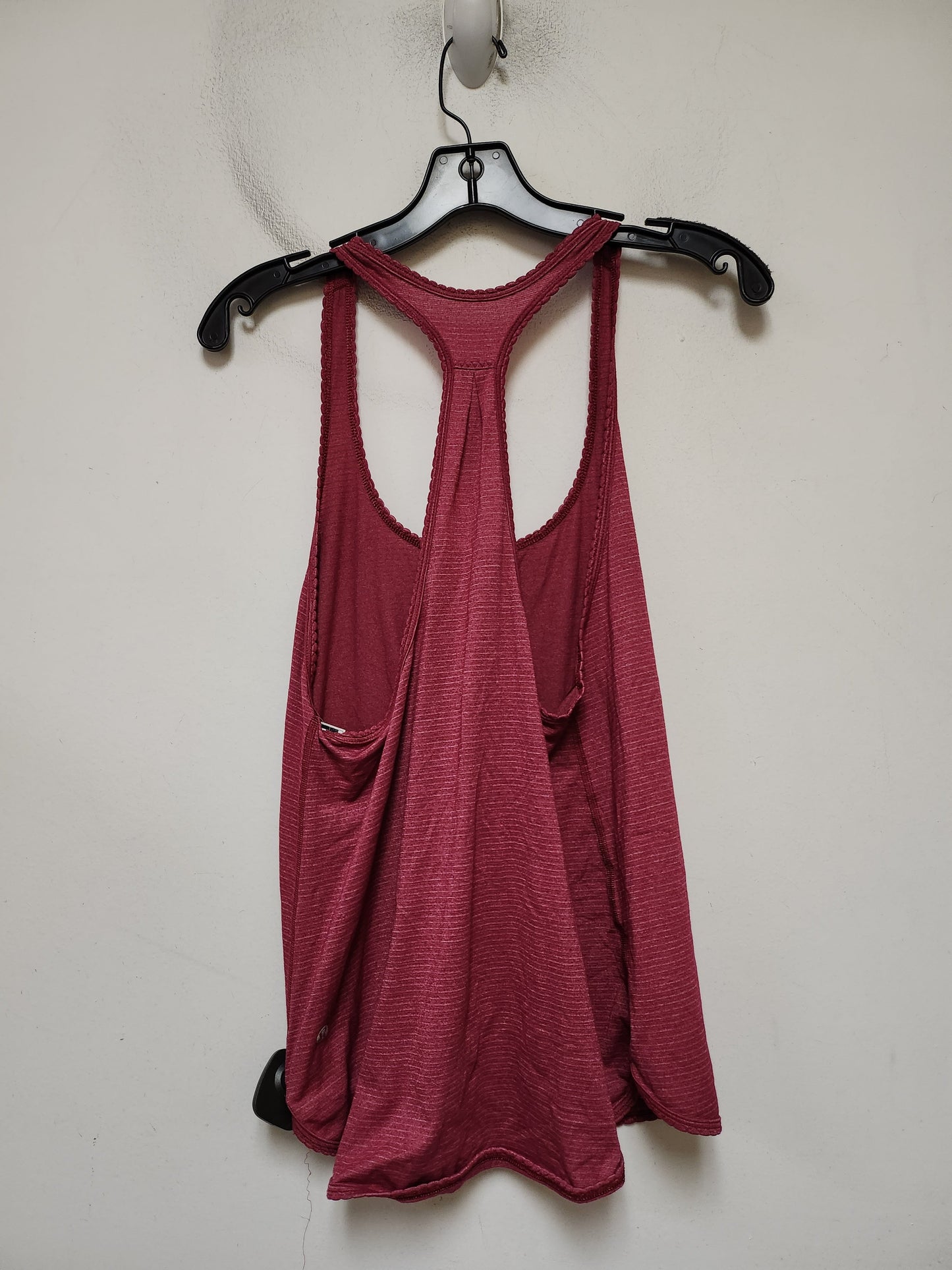 Athletic Tank Top By Lululemon In Red, Size: M