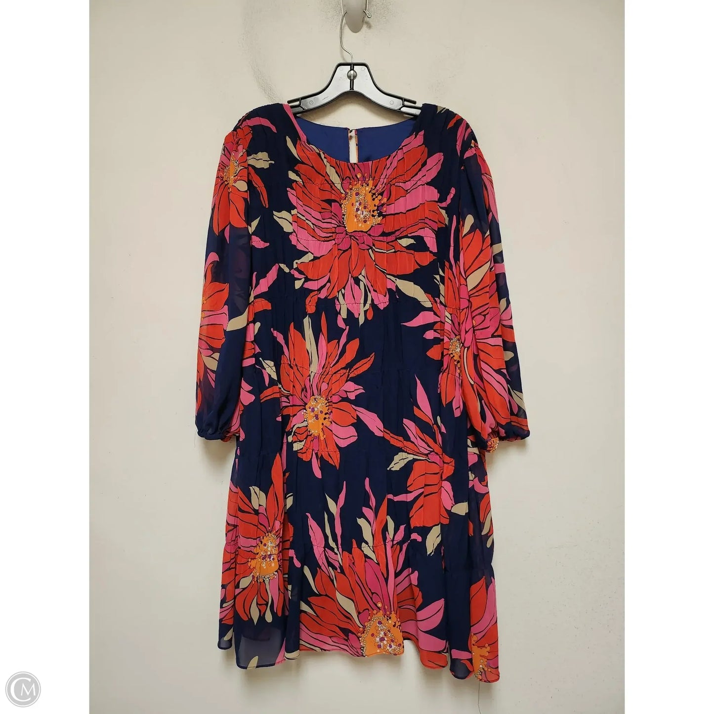 Dress Casual Short By Trina Turk In Floral Print, Size: Xl