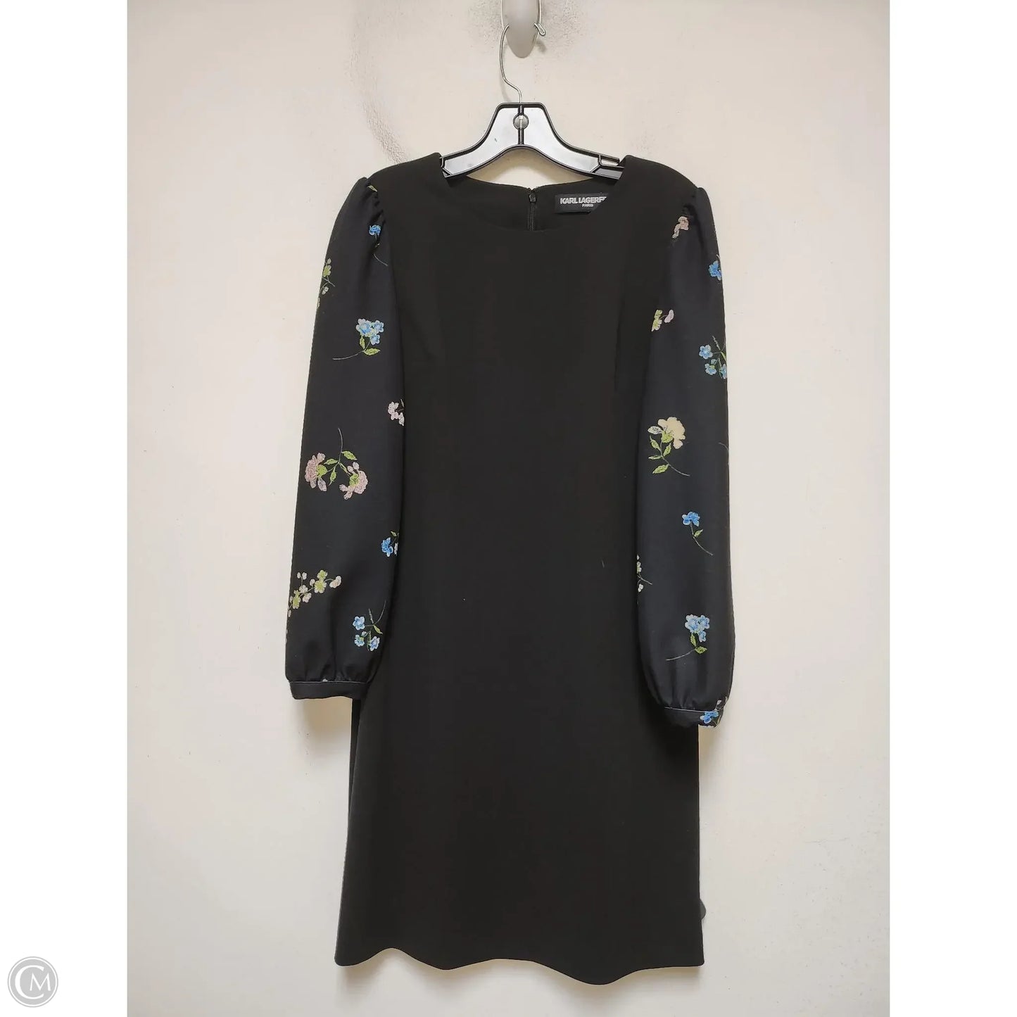 Dress Designer By Karl Lagerfeld In Black, Size: S
