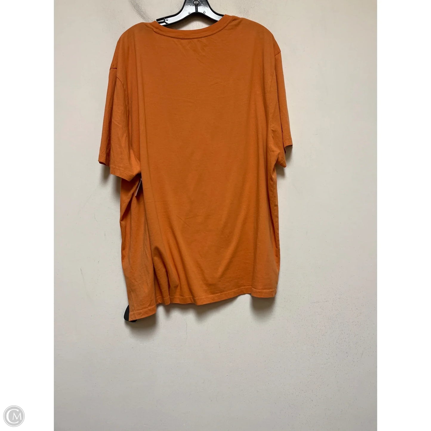 Top Short Sleeve Designer By All Saints In Orange, Size: 2x