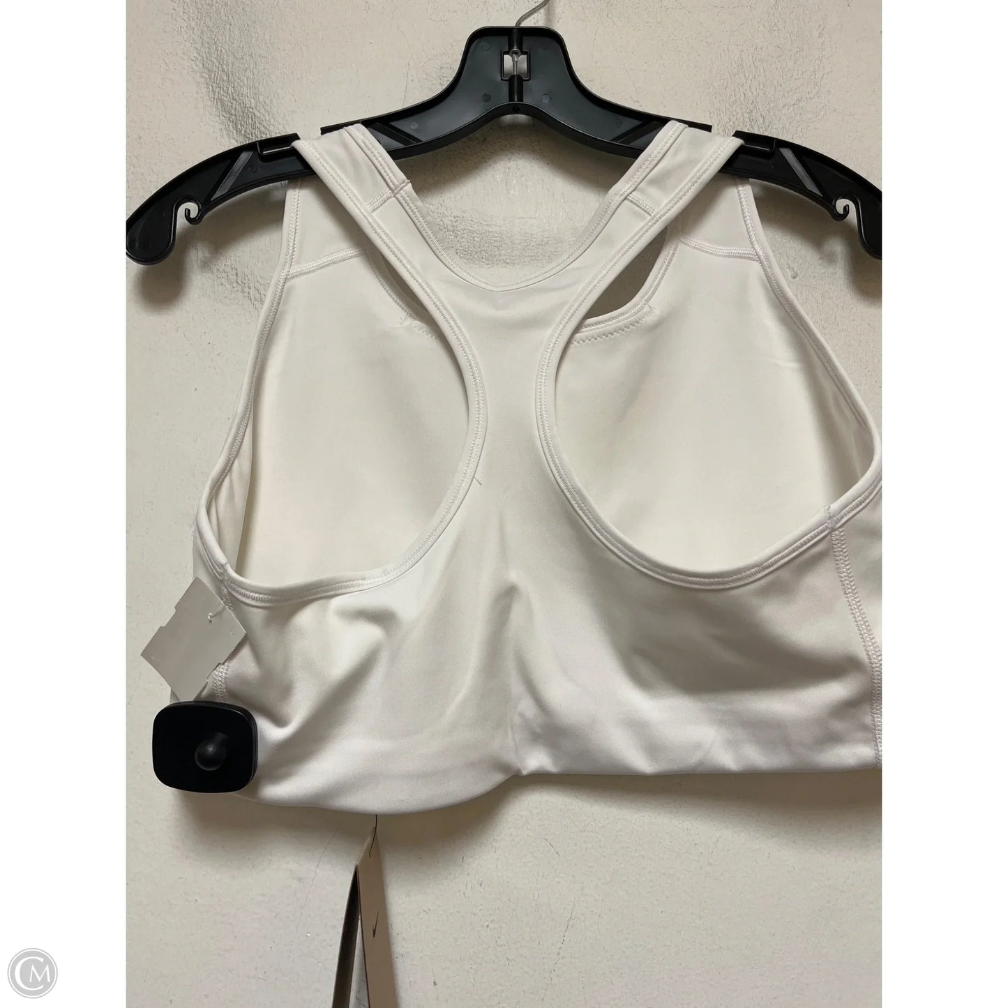 Athletic Bra By Nike Apparel In White, Size: 2x