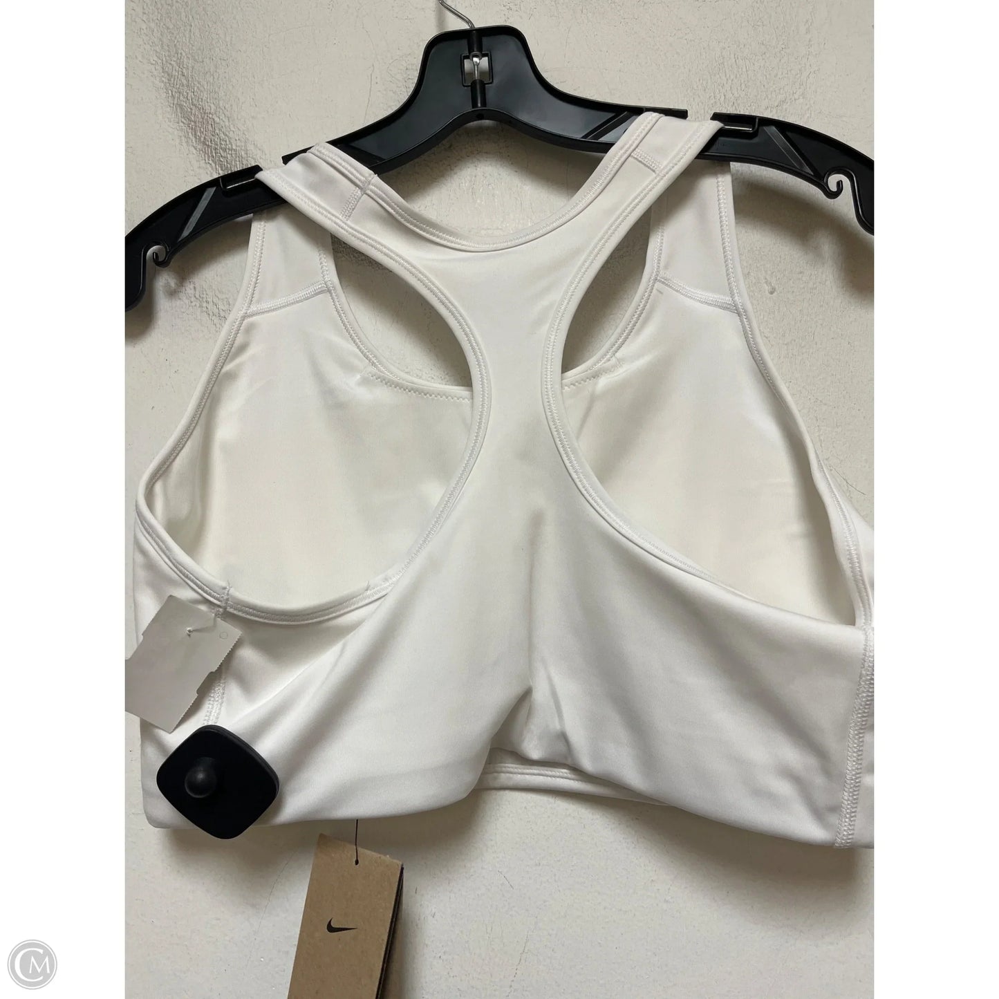 Athletic Bra By Nike Apparel In White, Size: 2x