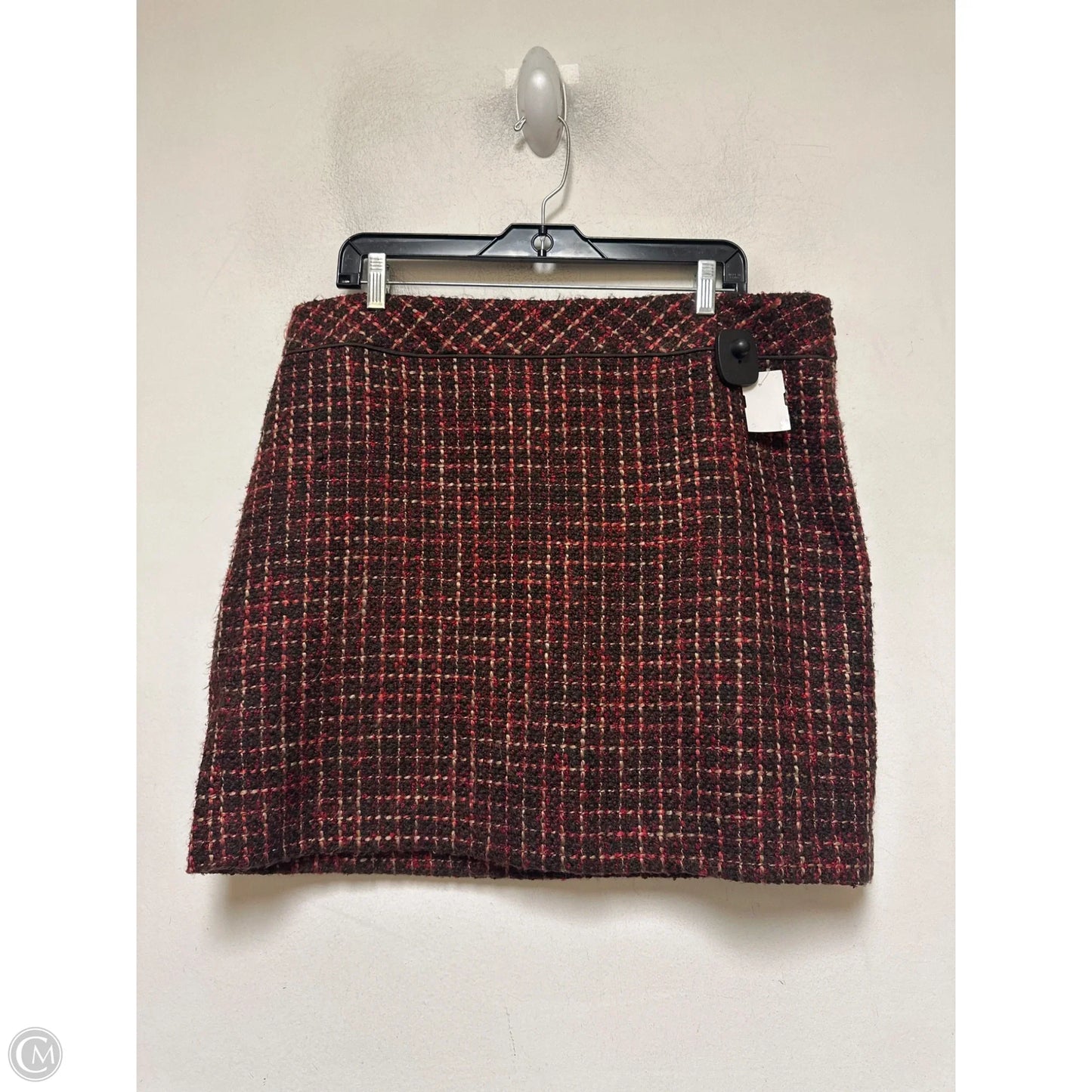 Skirt Mini & Short By Loft In Checkered Pattern, Size: 14