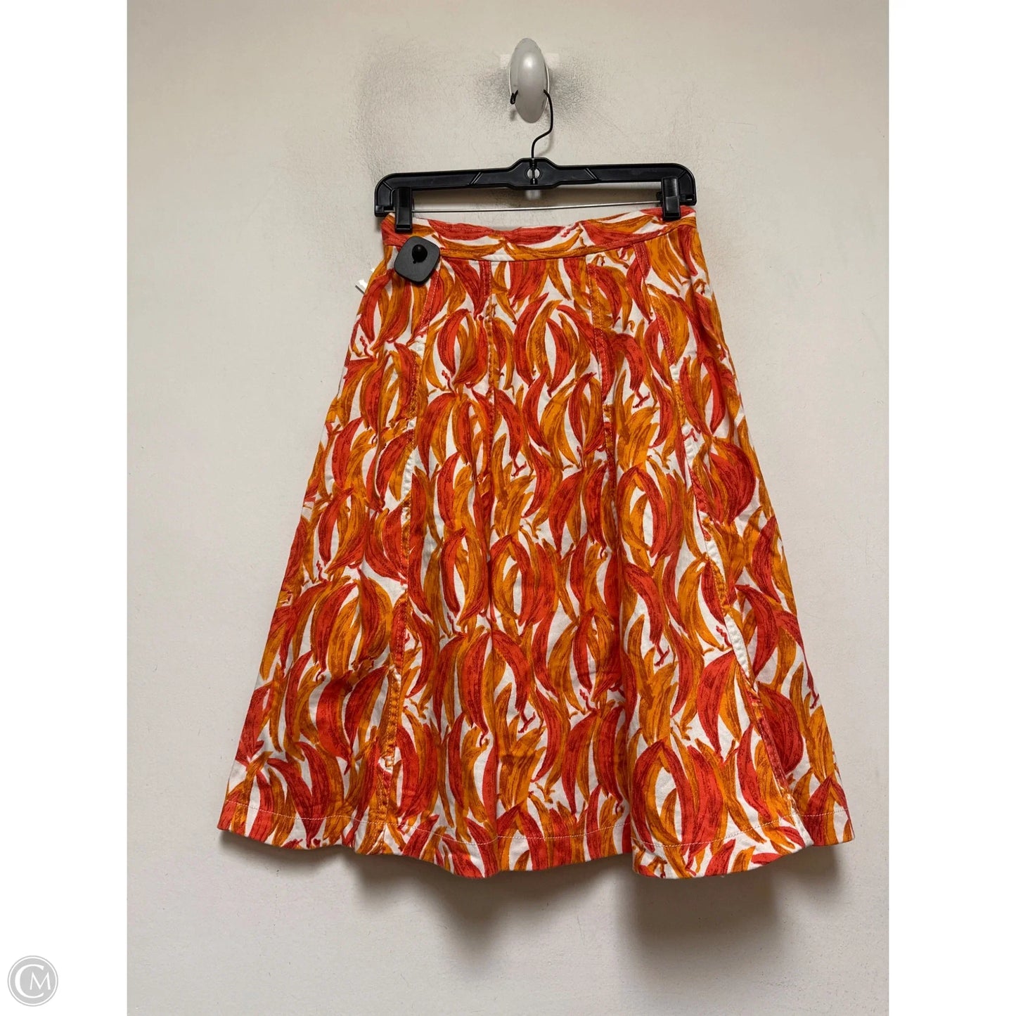 Skirt Midi By Maeve In Orange, Size: 0