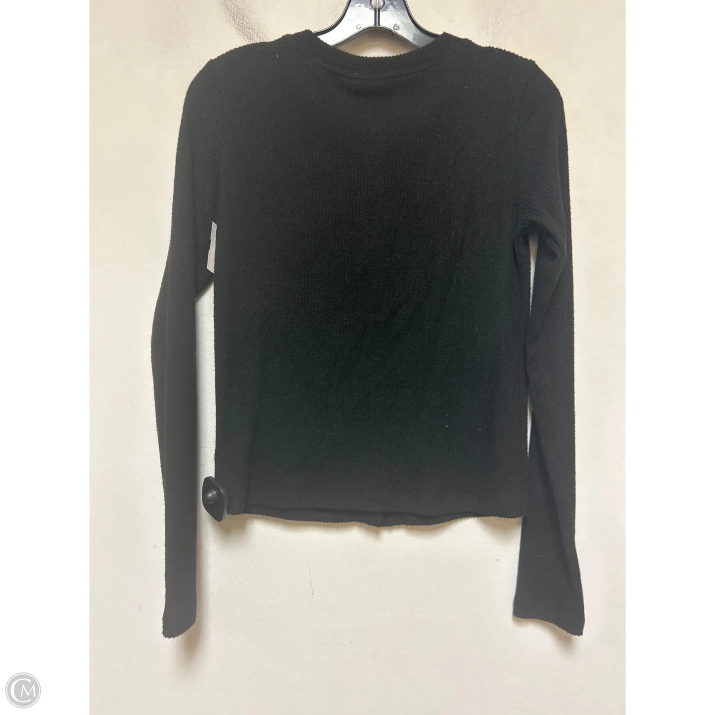 Top Long Sleeve By Universal Thread In Black, Size: S