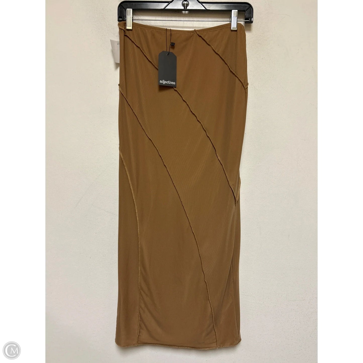 Skirt Maxi By Clothes Mentor In Tan, Size: 8