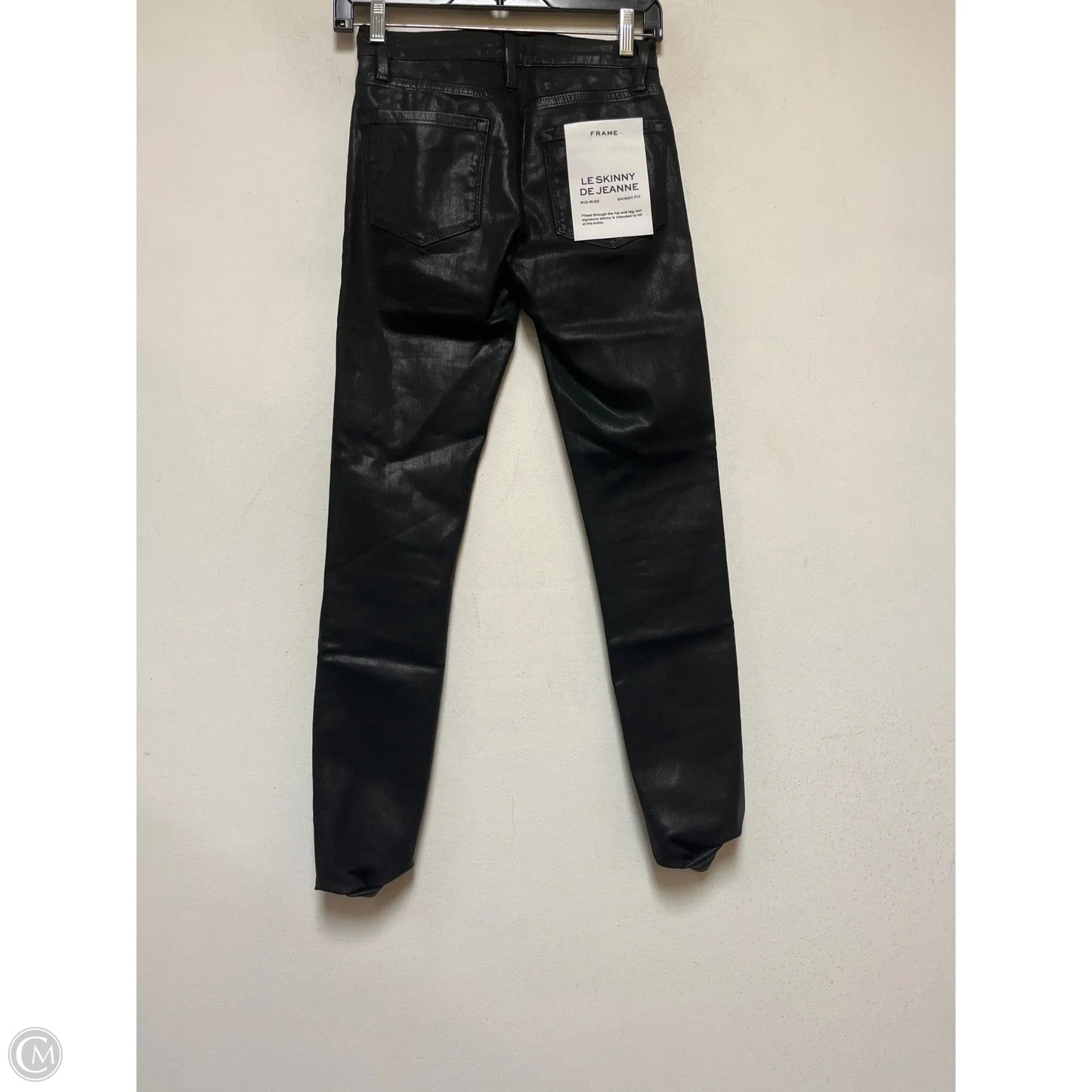 Jeans Skinny By Frame In Black, Size: 2