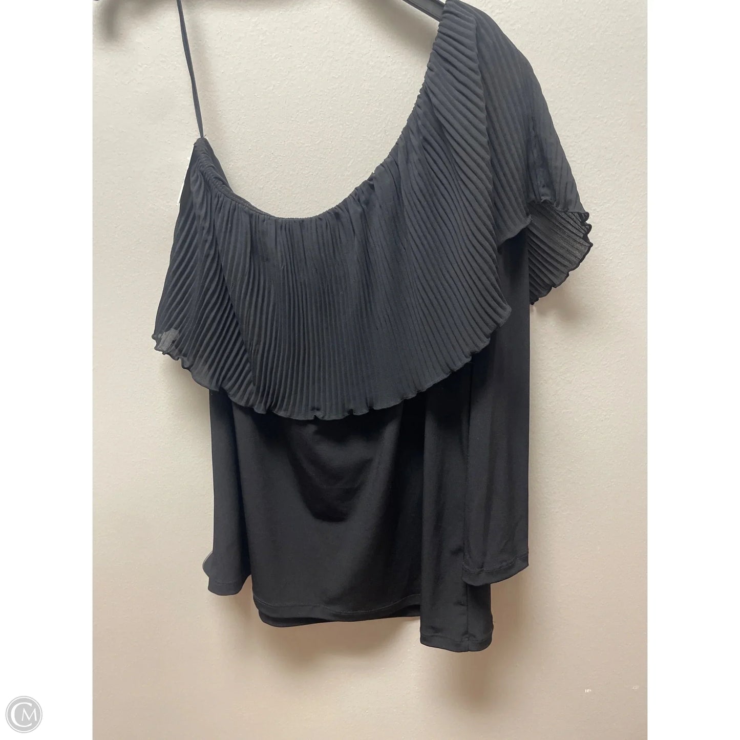 Top Long Sleeve By Michael By Michael Kors In Black, Size: L