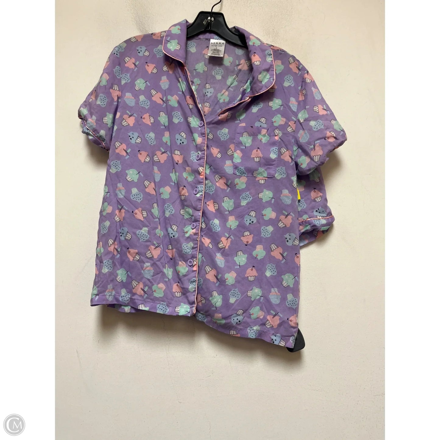 Pajamas 2pc By Clothes Mentor In Blue & Purple, Size: L