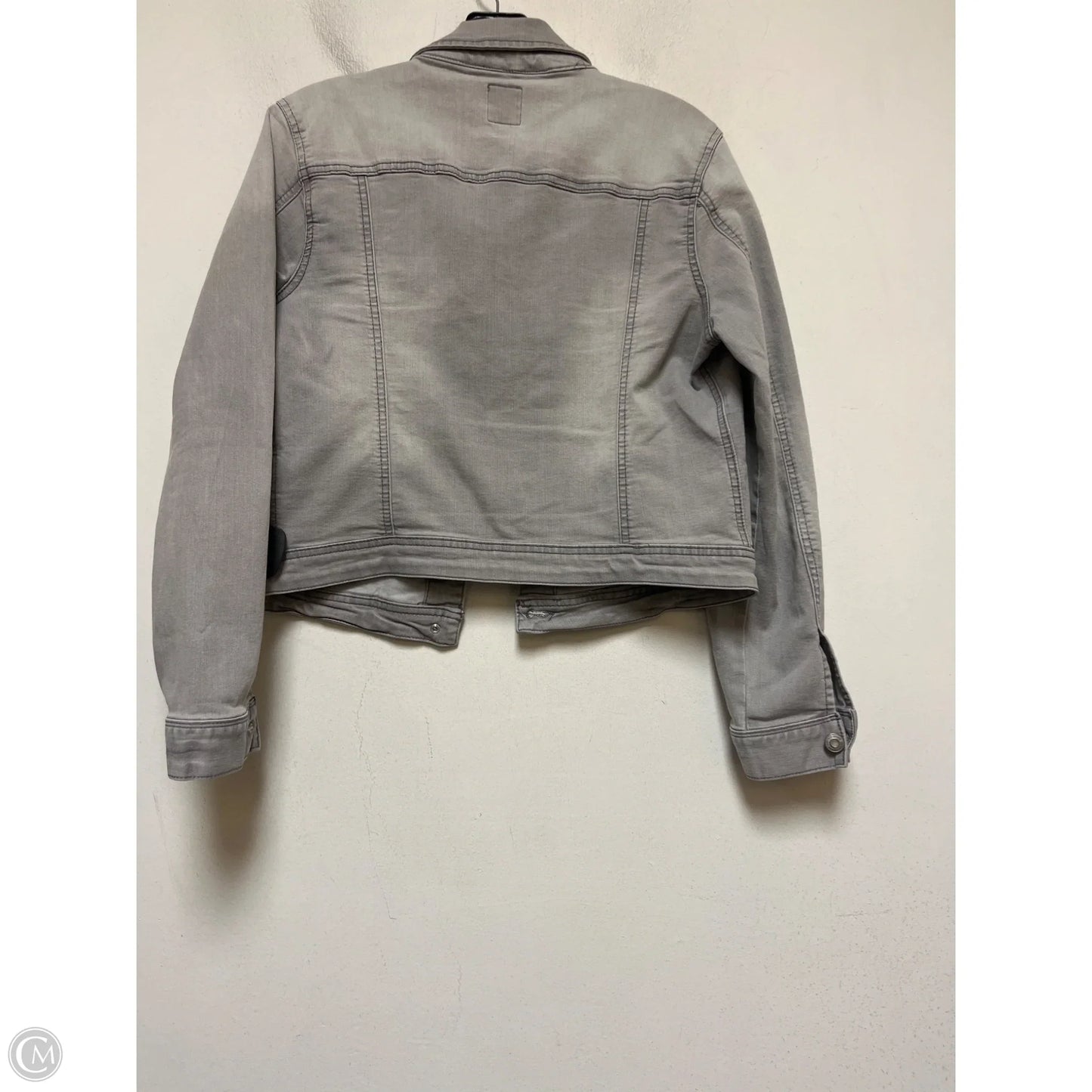 Jacket Denim By Kensie In Grey Denim, Size: M