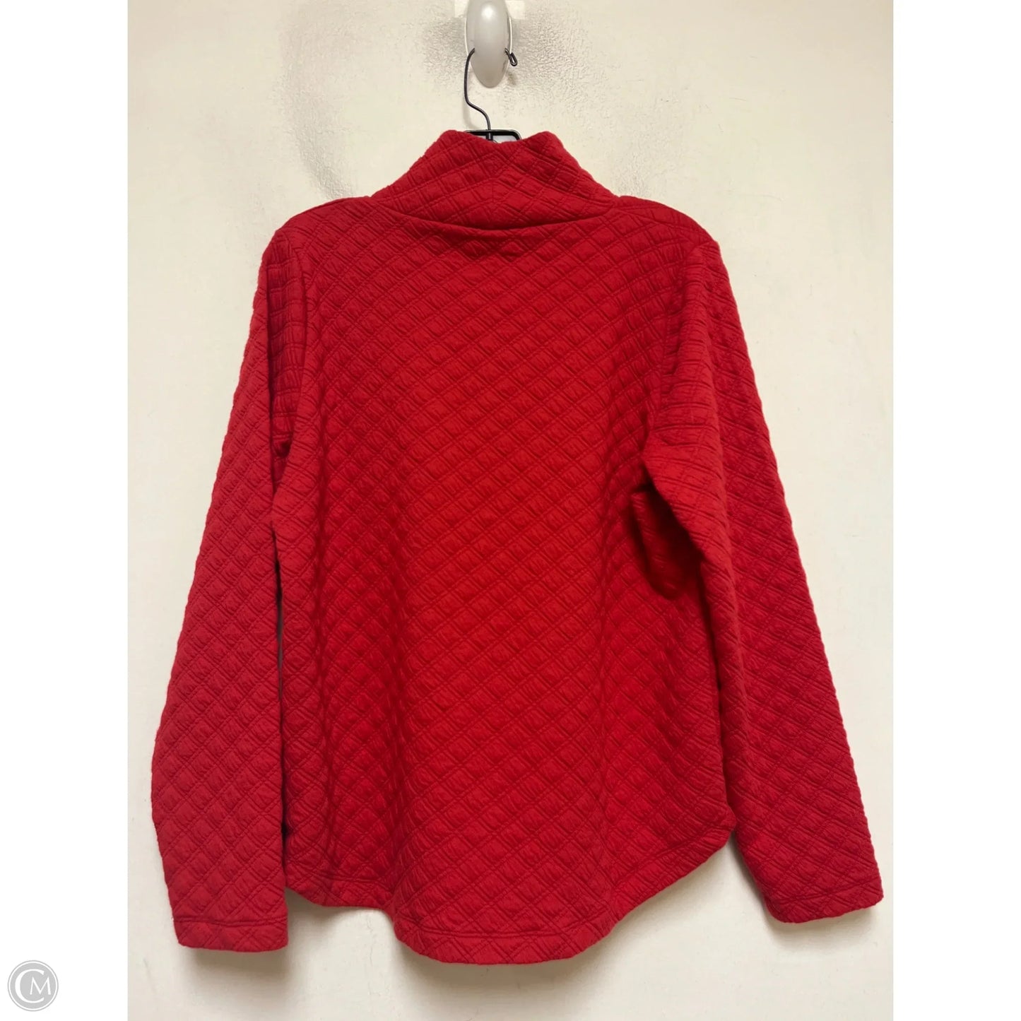 Top Long Sleeve By J. Crew In Red, Size: S