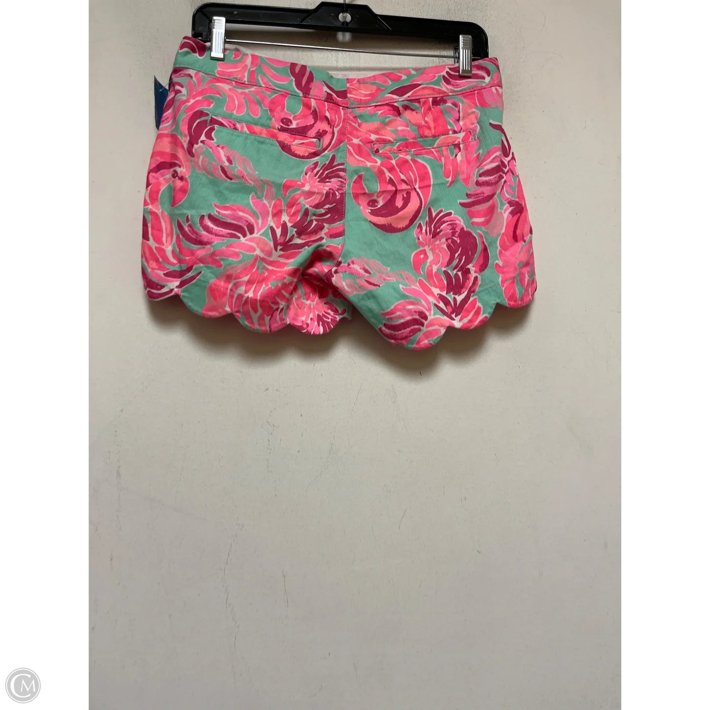 Shorts Designer By Lilly Pulitzer In Green & Pink, Size: 2