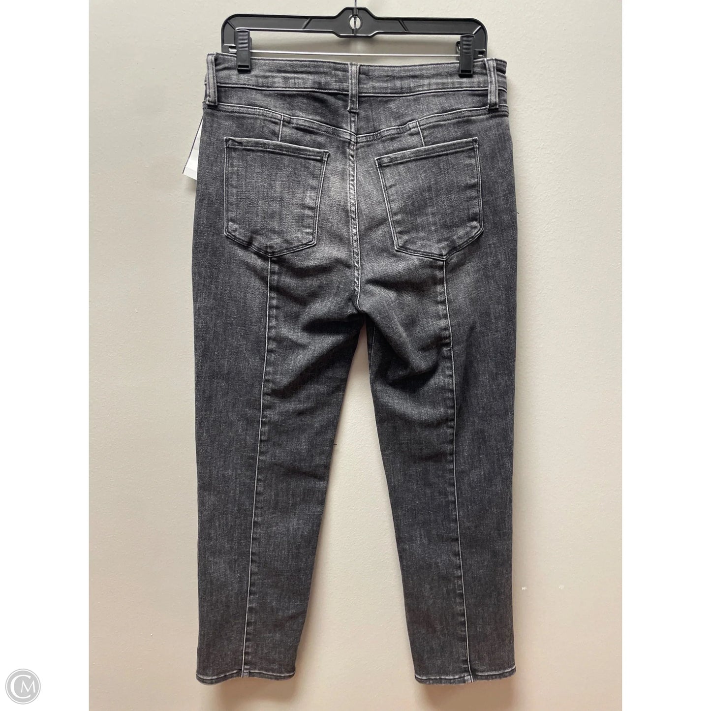 Jeans Straight By Kut In Black Denim, Size: 10