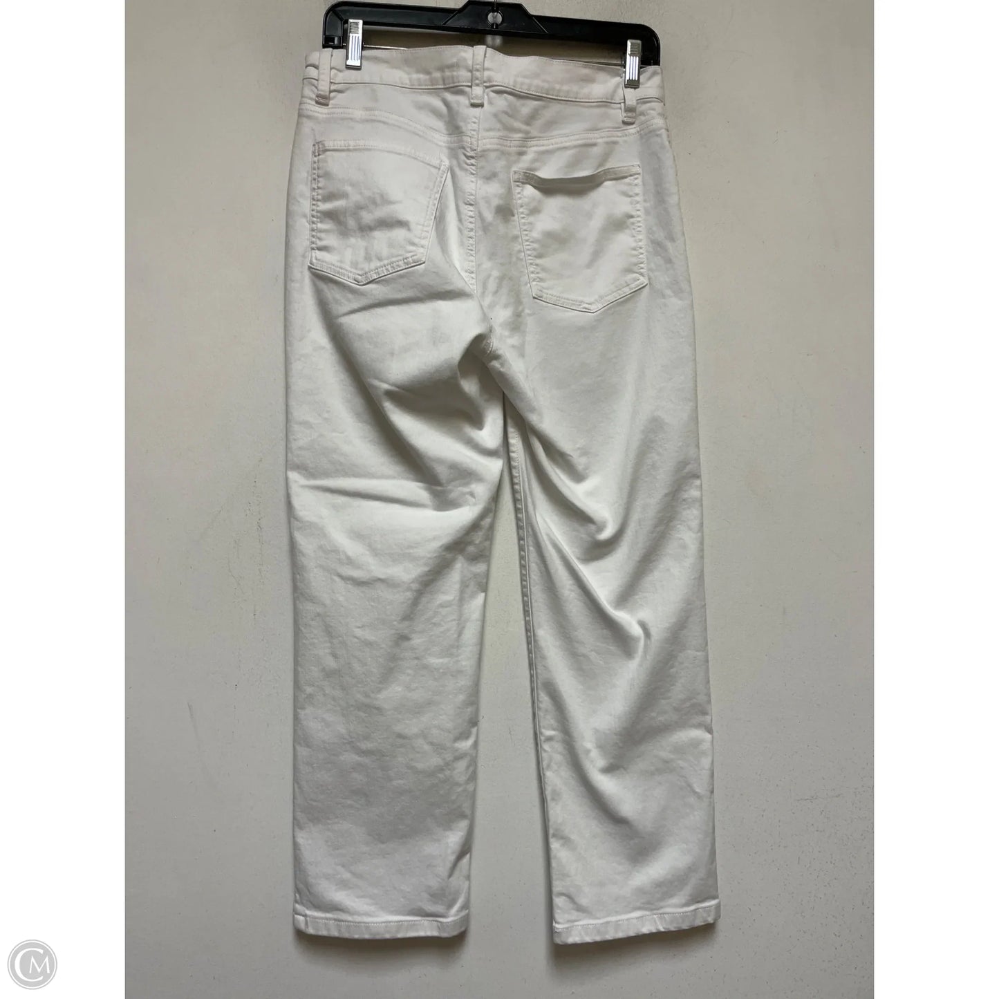 Jeans Straight By Eileen Fisher In White Denim, Size: 2