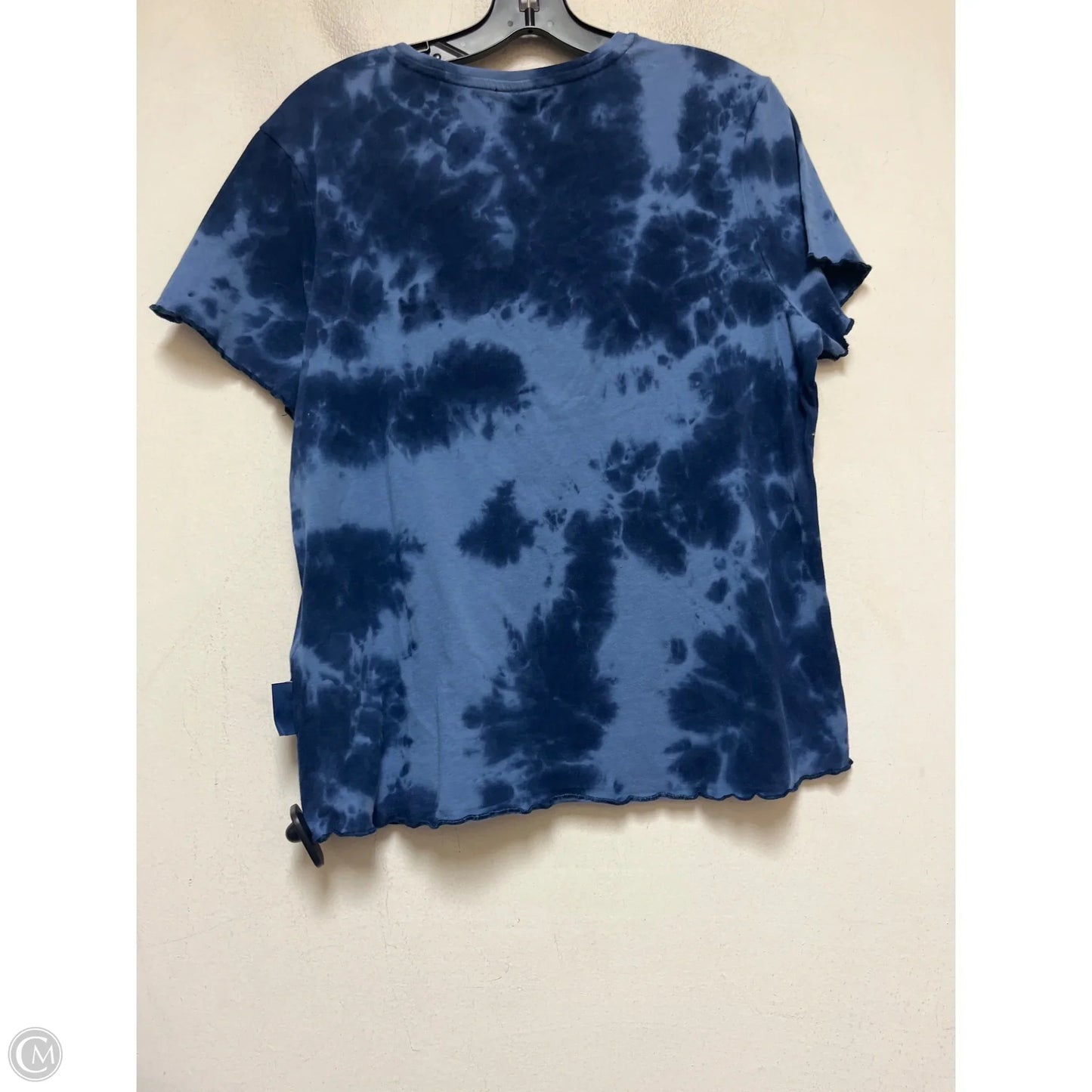 Top Short Sleeve By Disney In Tie Dye Print, Size: Xl