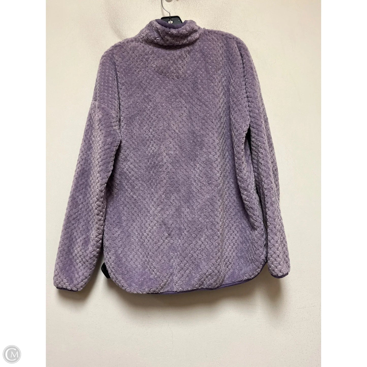 Sweatshirt Collar By Simply Southern In Purple, Size: L
