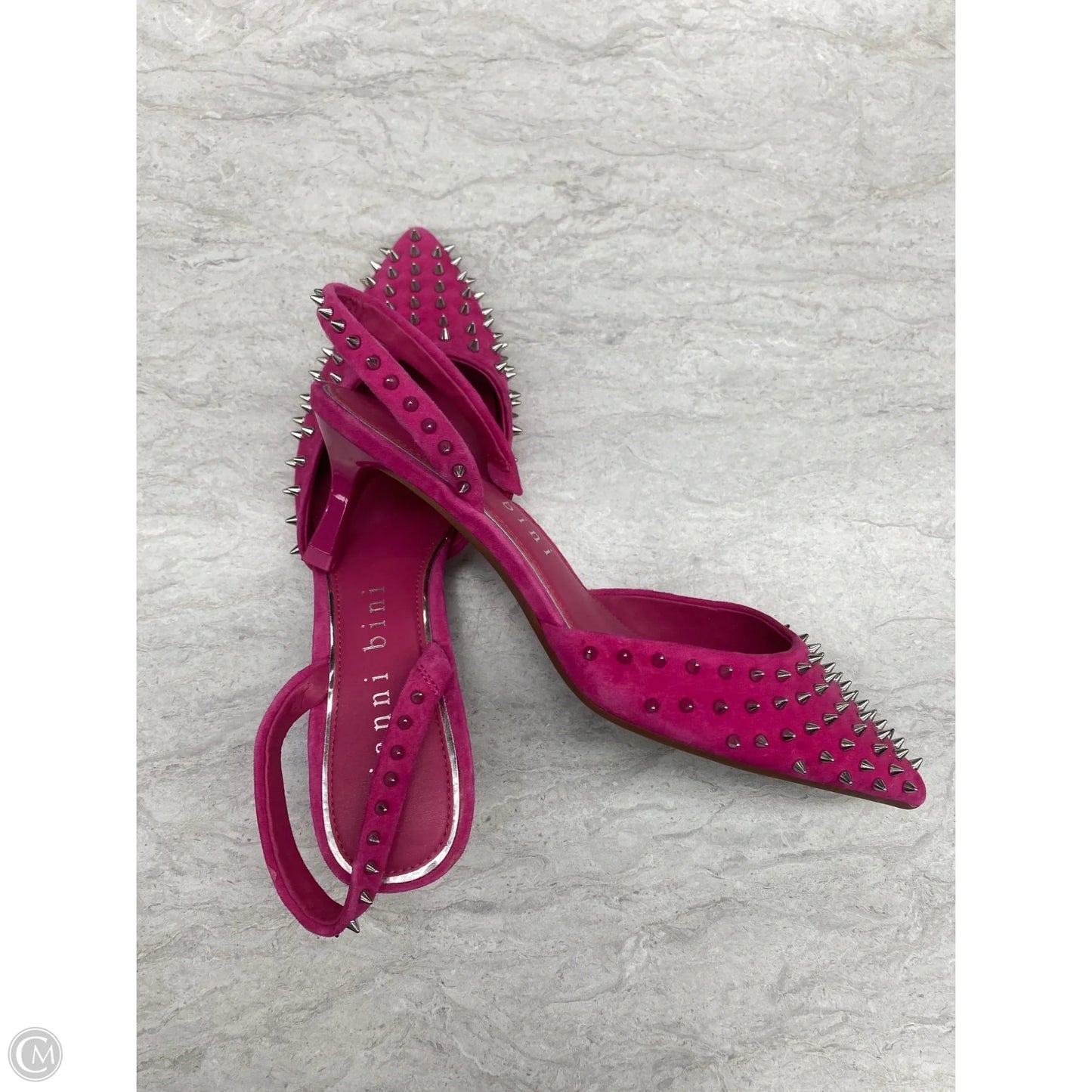 Shoes Heels Kitten By Gianni Bini In Pink, Size: 7.5