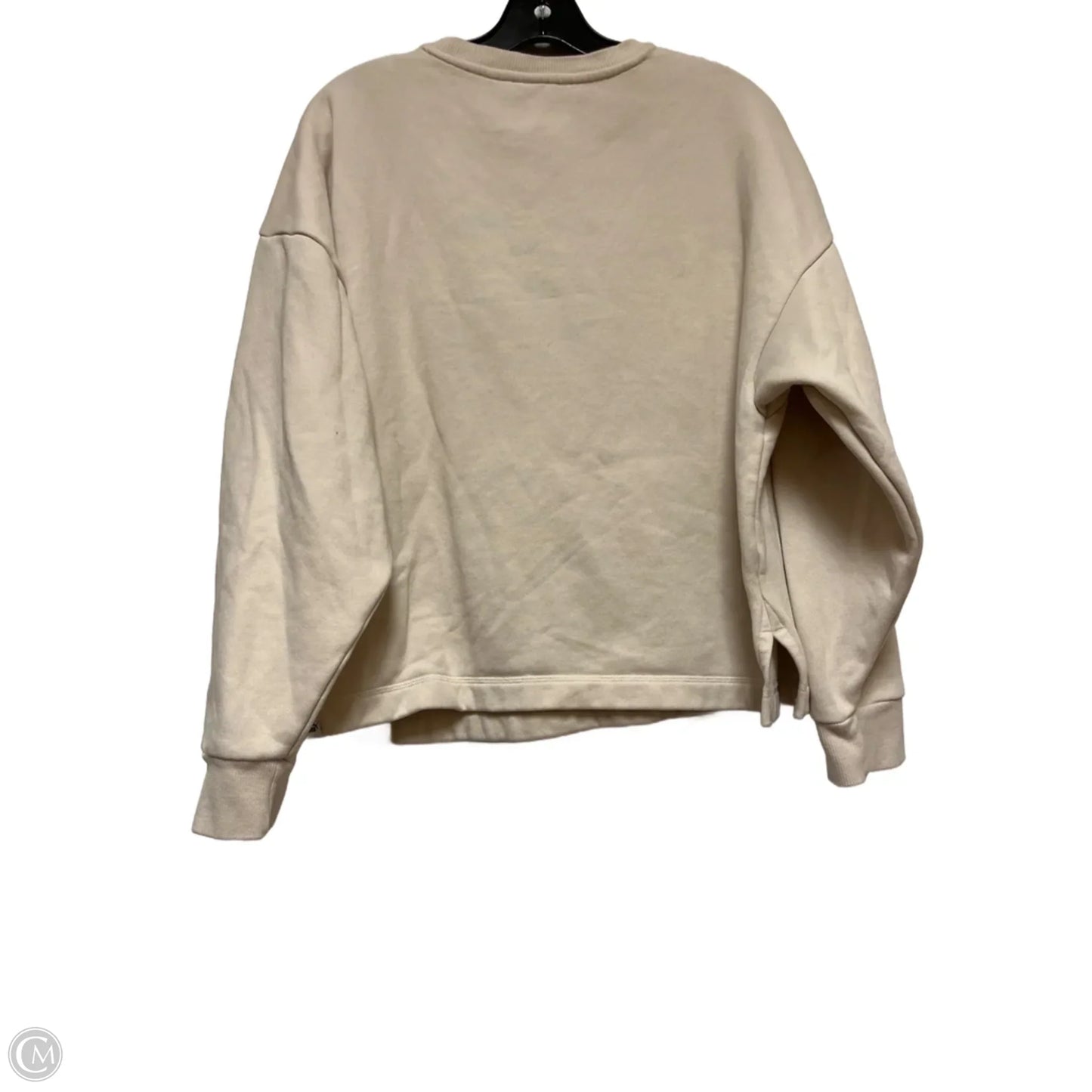 Sweatshirt Crewneck By Puma In Tan, Size: L