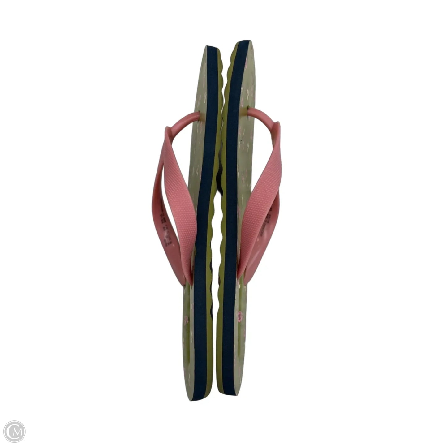 Sandals Designer By Coach In Green & Pink, Size: 8