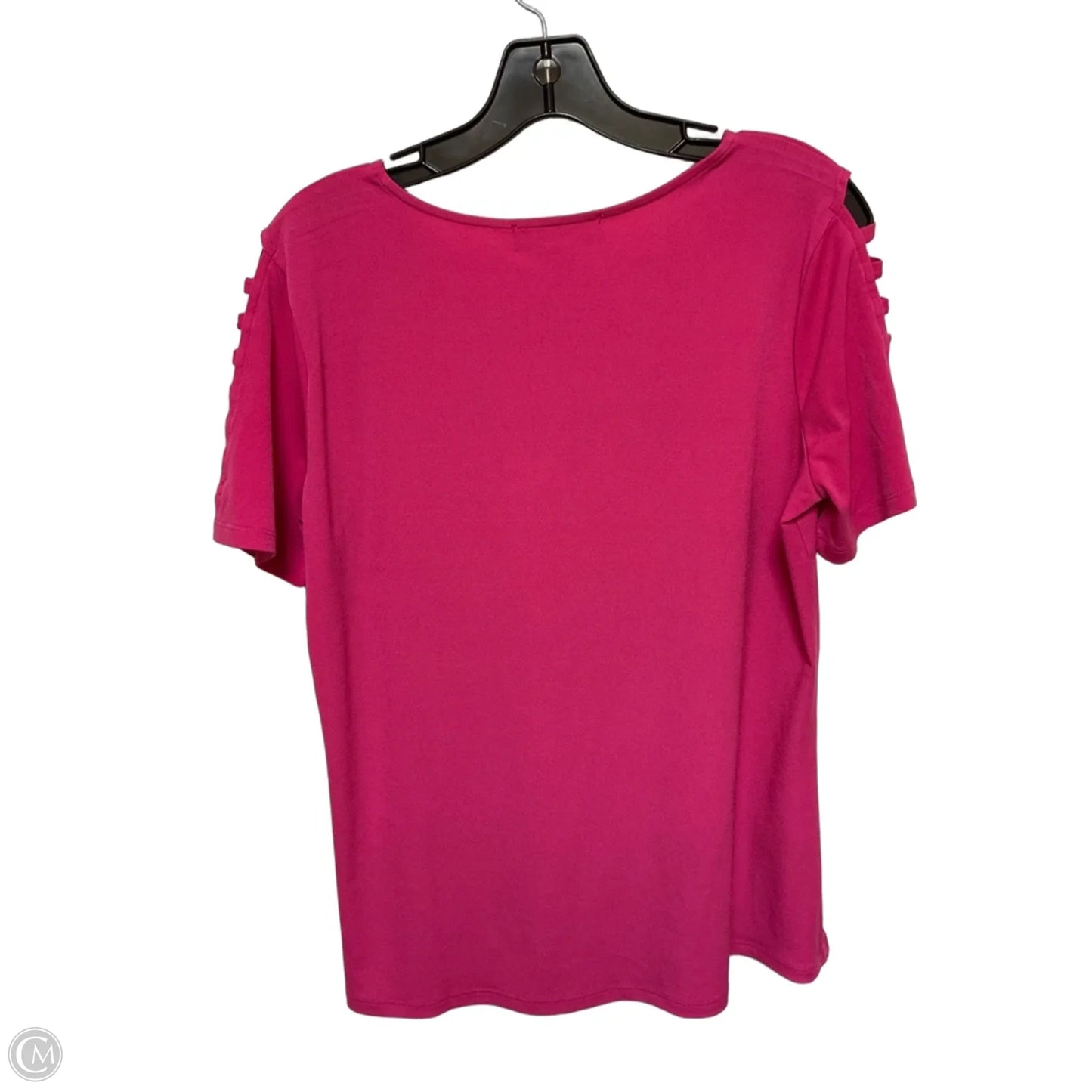 Top Short Sleeve By Michael By Michael Kors In Pink, Size: L