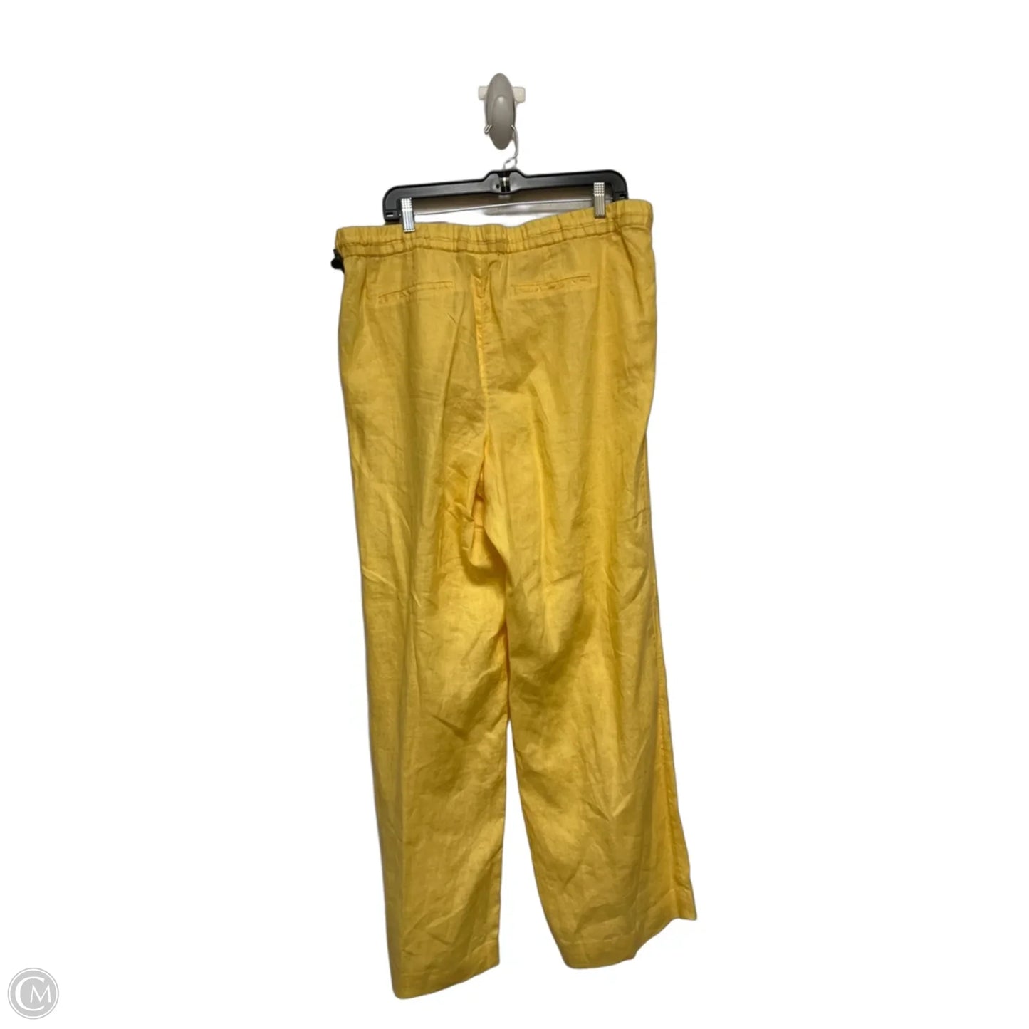 Pants Wide Leg By Charter Club In Yellow, Size: 16