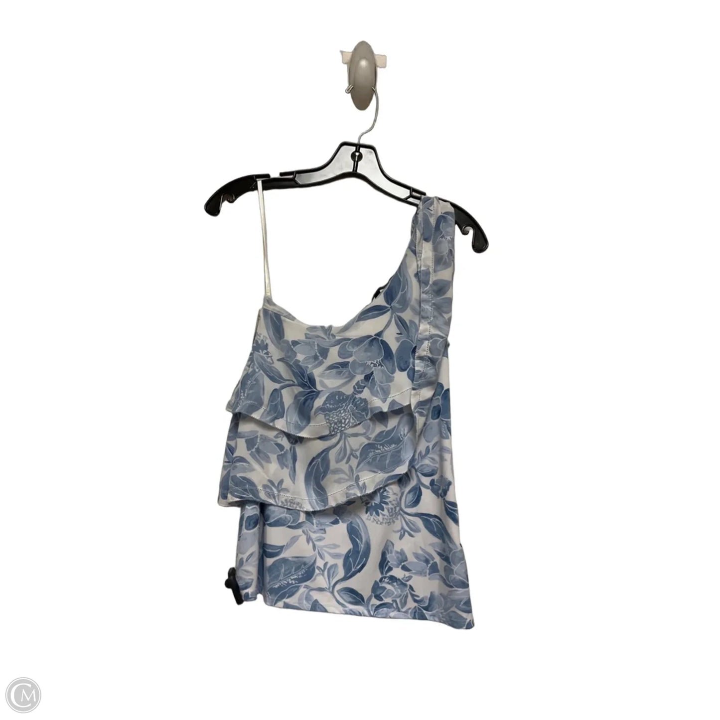 Top Sleeveless By White House Black Market In Blue & White, Size: Xs