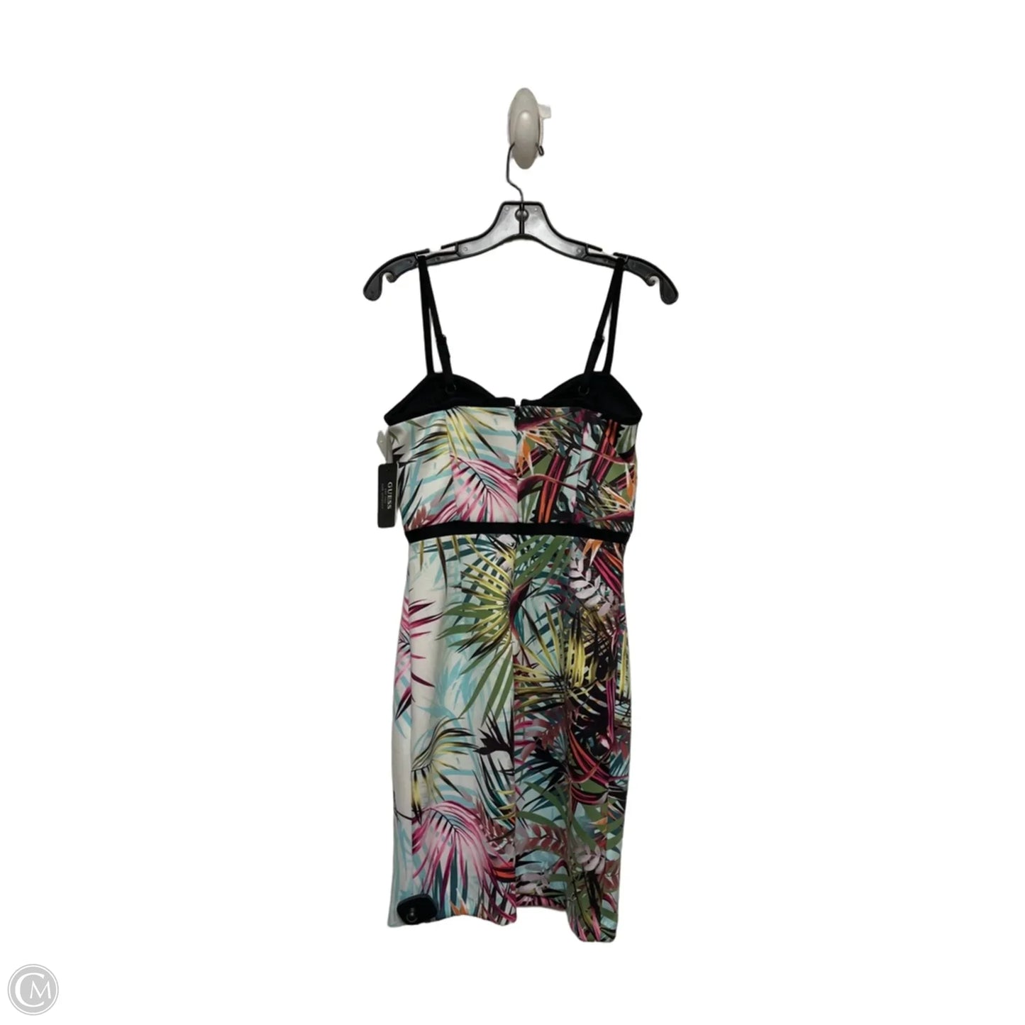 Dress Casual Short By Guess In Tropical Print, Size: S