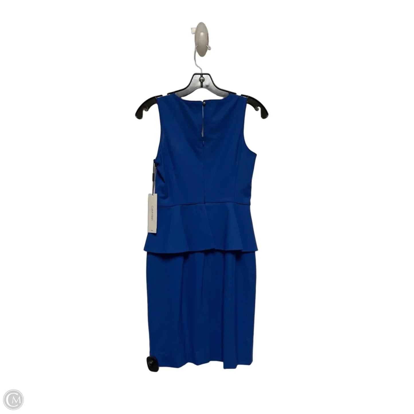 Dress Casual Short By Calvin Klein In Blue, Size: S