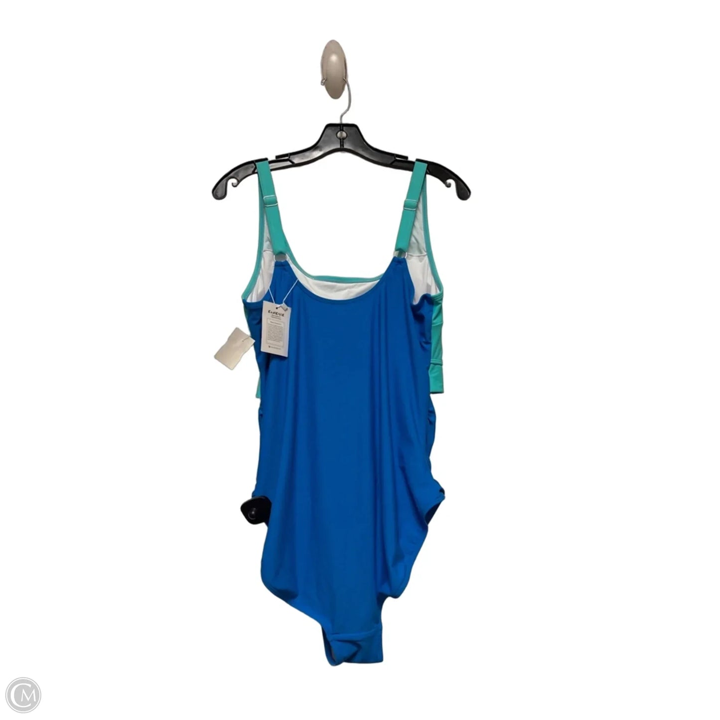 Swimsuit By Clothes Mentor In Blue, Size: 2x
