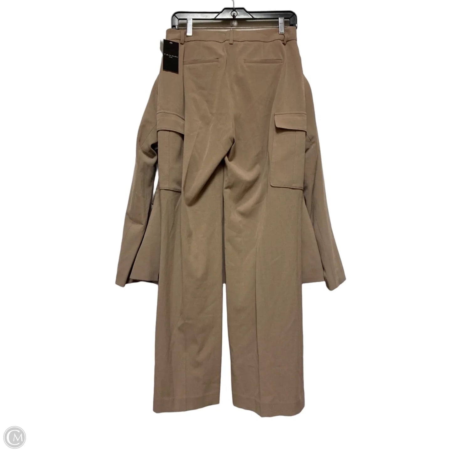 Pants Suit 2pc By Tahari In Tan, Size: Xs