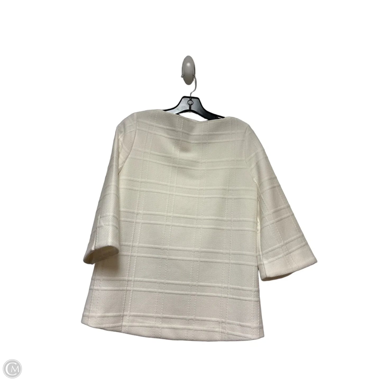 Top Short Sleeve By Chicos In White, Size: S